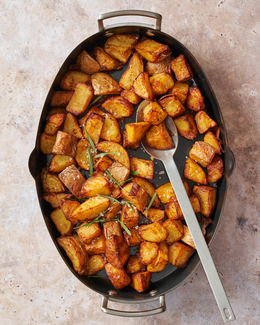 Crispy Chilli Oil Roast Potatoes