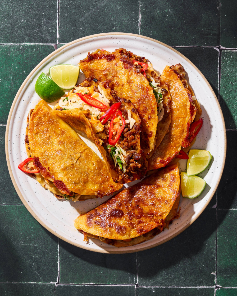 Crispy Cheesy Beef Tacos