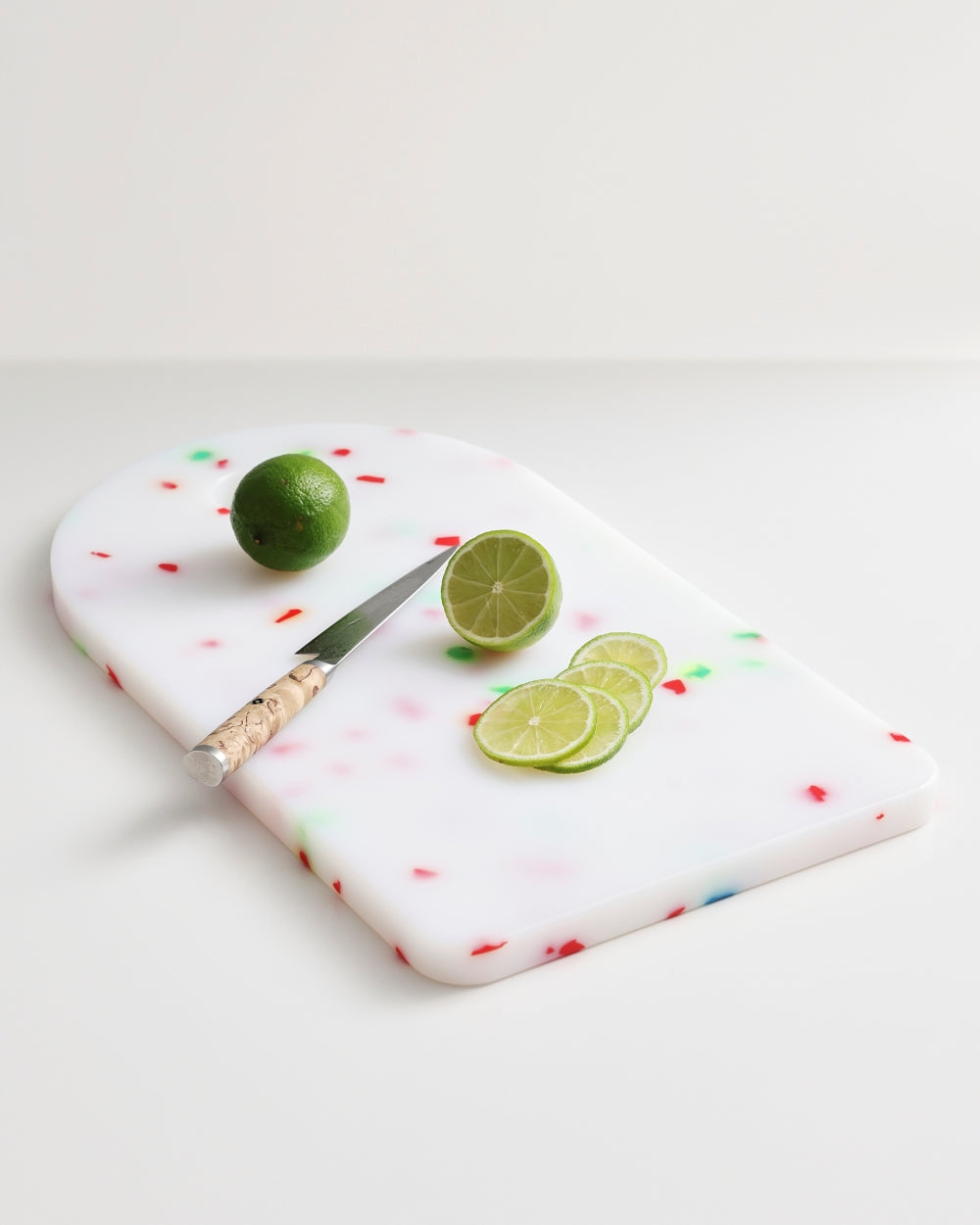 White Sprinkle Recycled Plastic Chopping Board – CookDineHost