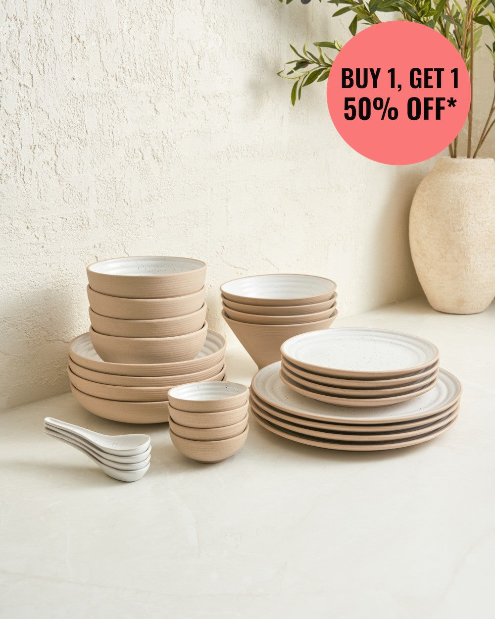Anaya Complete Dinnerware Set (28 Piece) Buy 1 get 1 50 off
