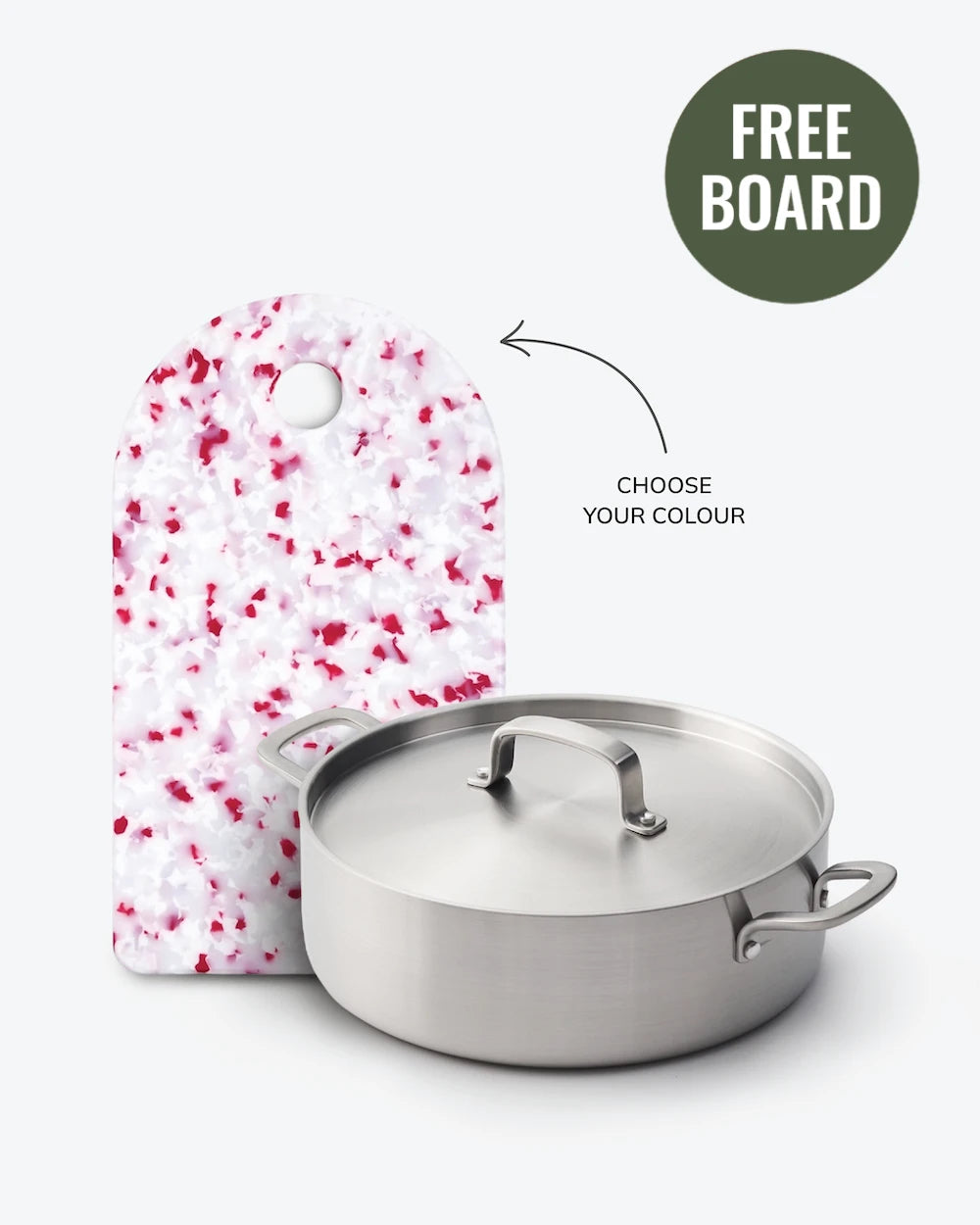 MAKO 5-Ply Stainless Steel Essential Pan - Free Dragonfruit Sasni Board CookDineHOst Mid Year Offers