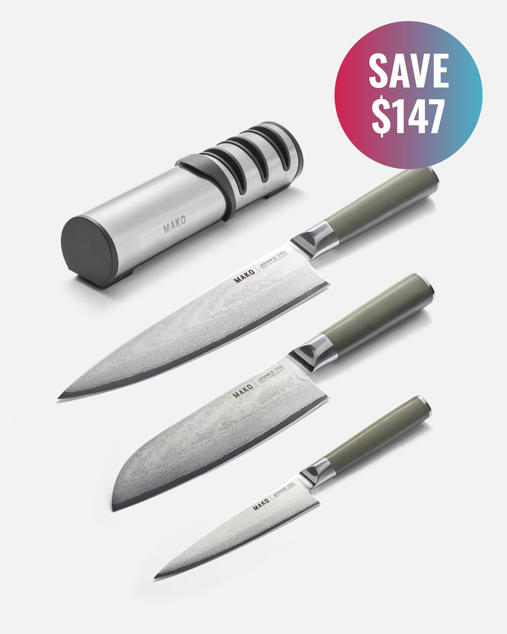MAKO - Japanese Steel Knife Set