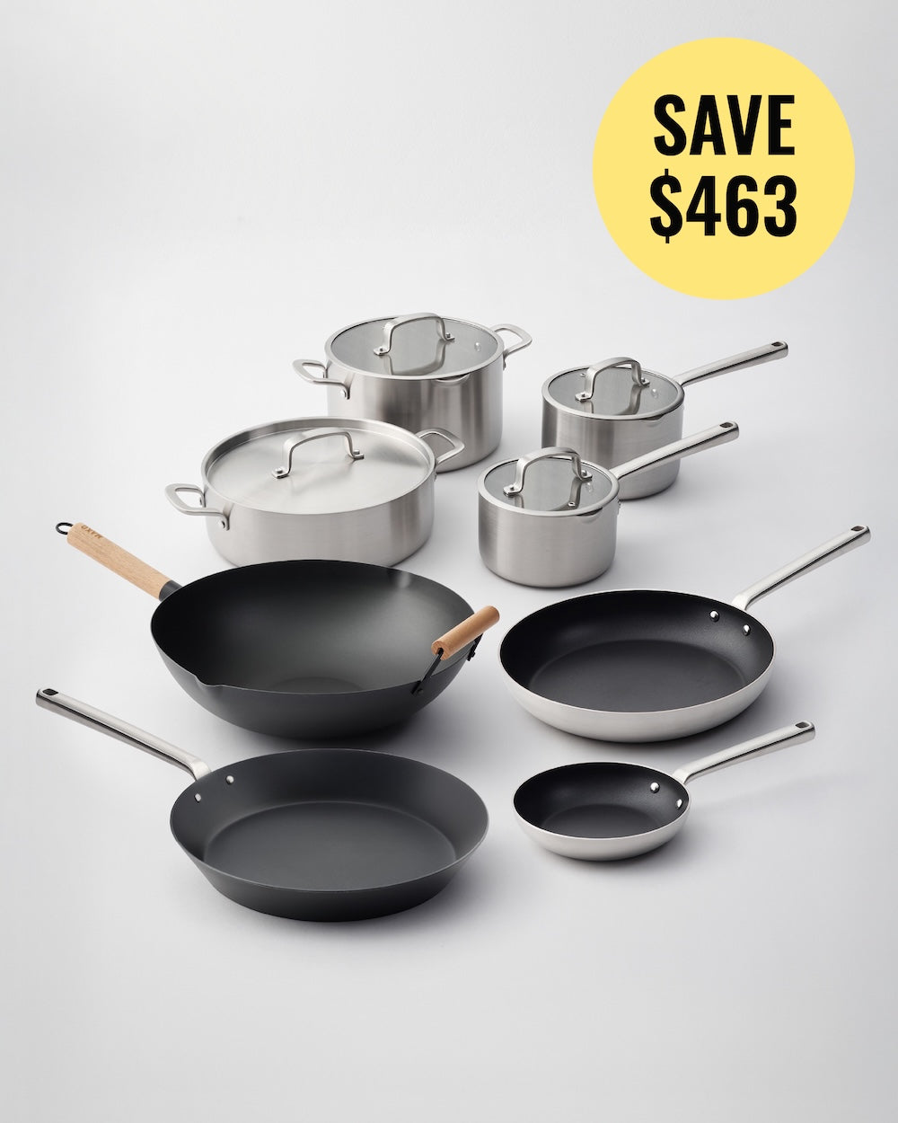 MAKO Cookware Essentials (8 Piece Set)
