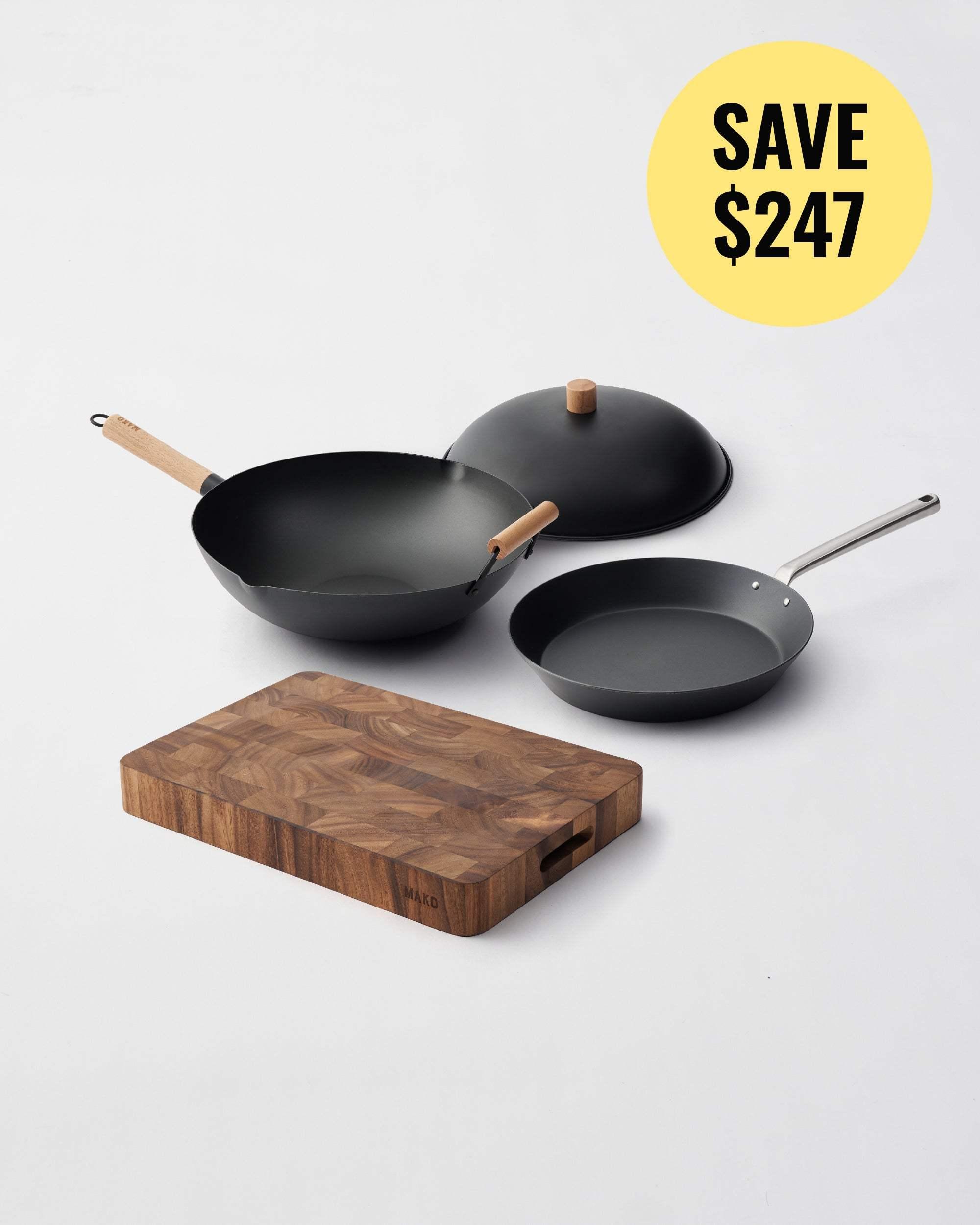 MAKO Must Haves Set (4 Piece Set) Wok by MAKO - only available at CookDineHost