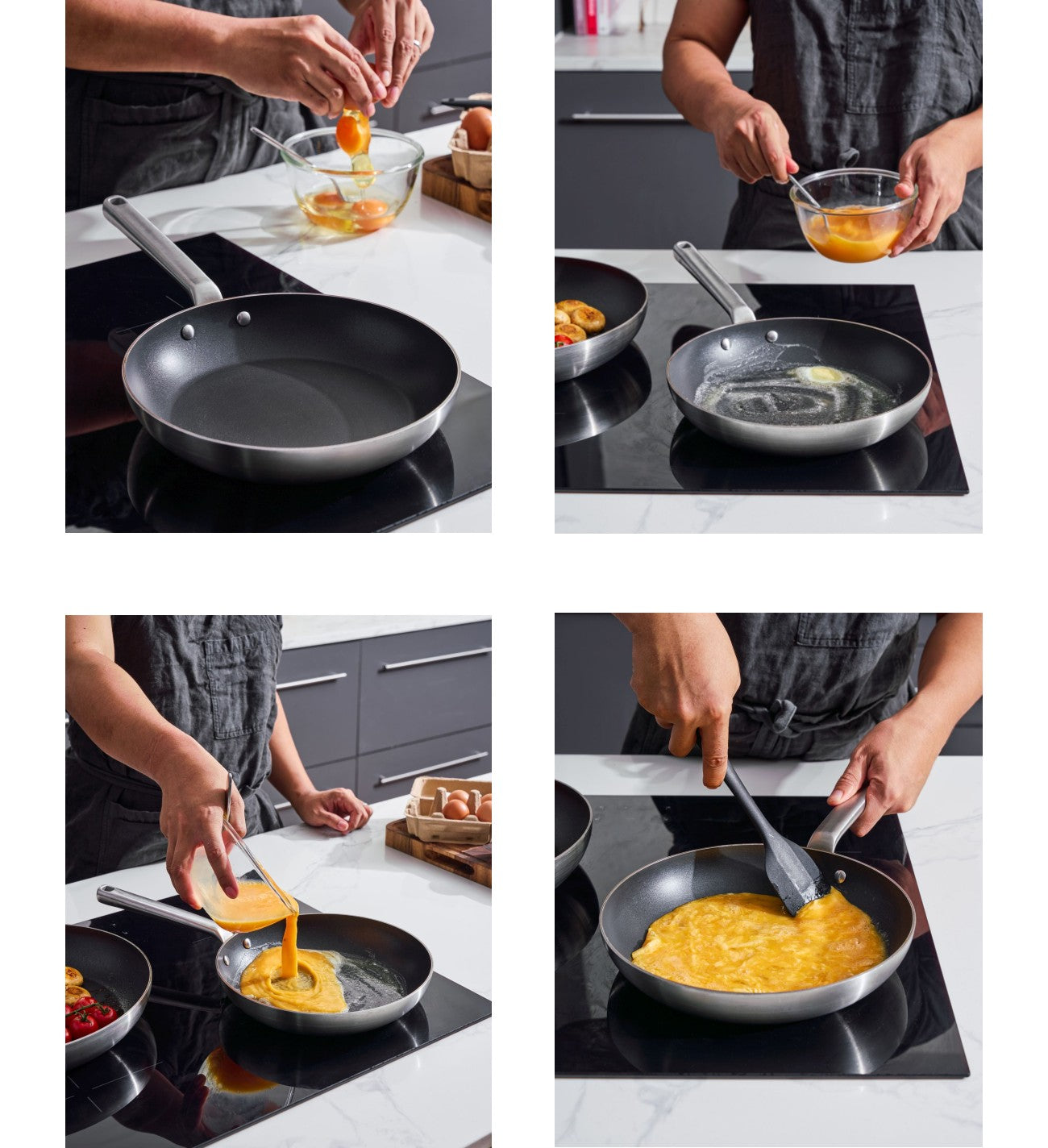 Creamy Mushroom & Tomato Omelette Prepare the eggs CookDineHost
