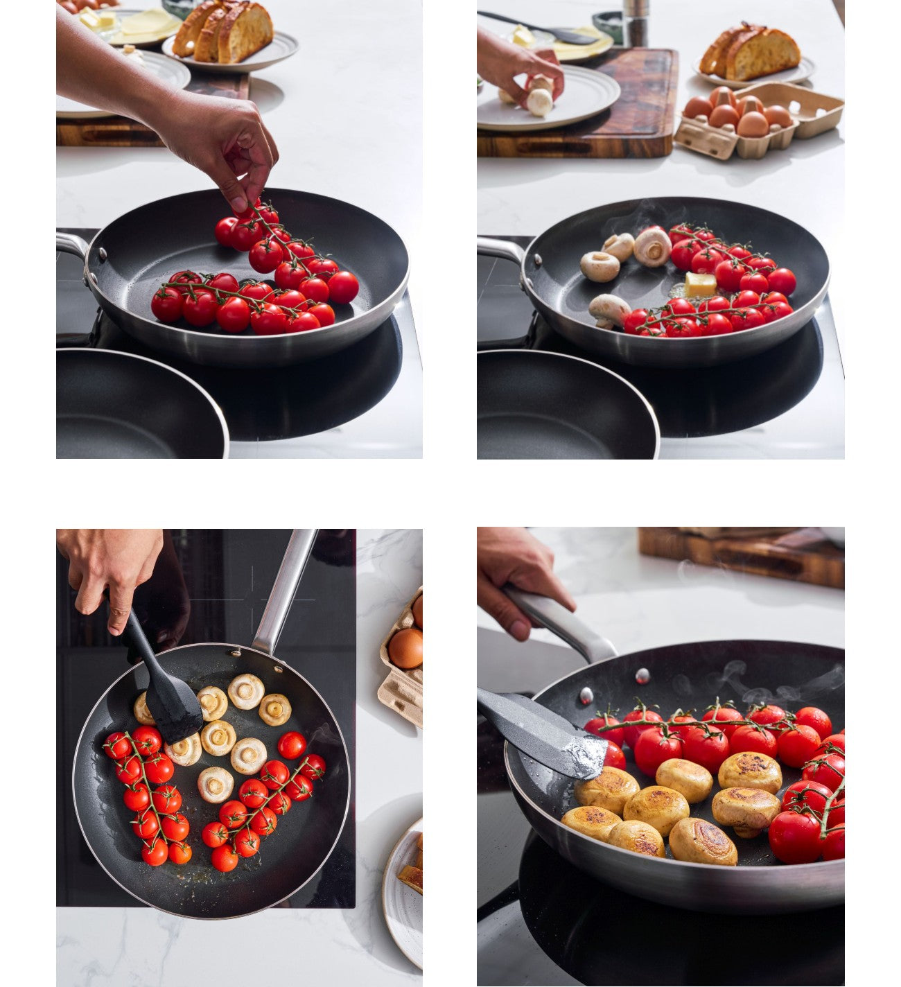 Creamy Mushroom & Tomato Omelette Cook The Vegetables CookDineHost
