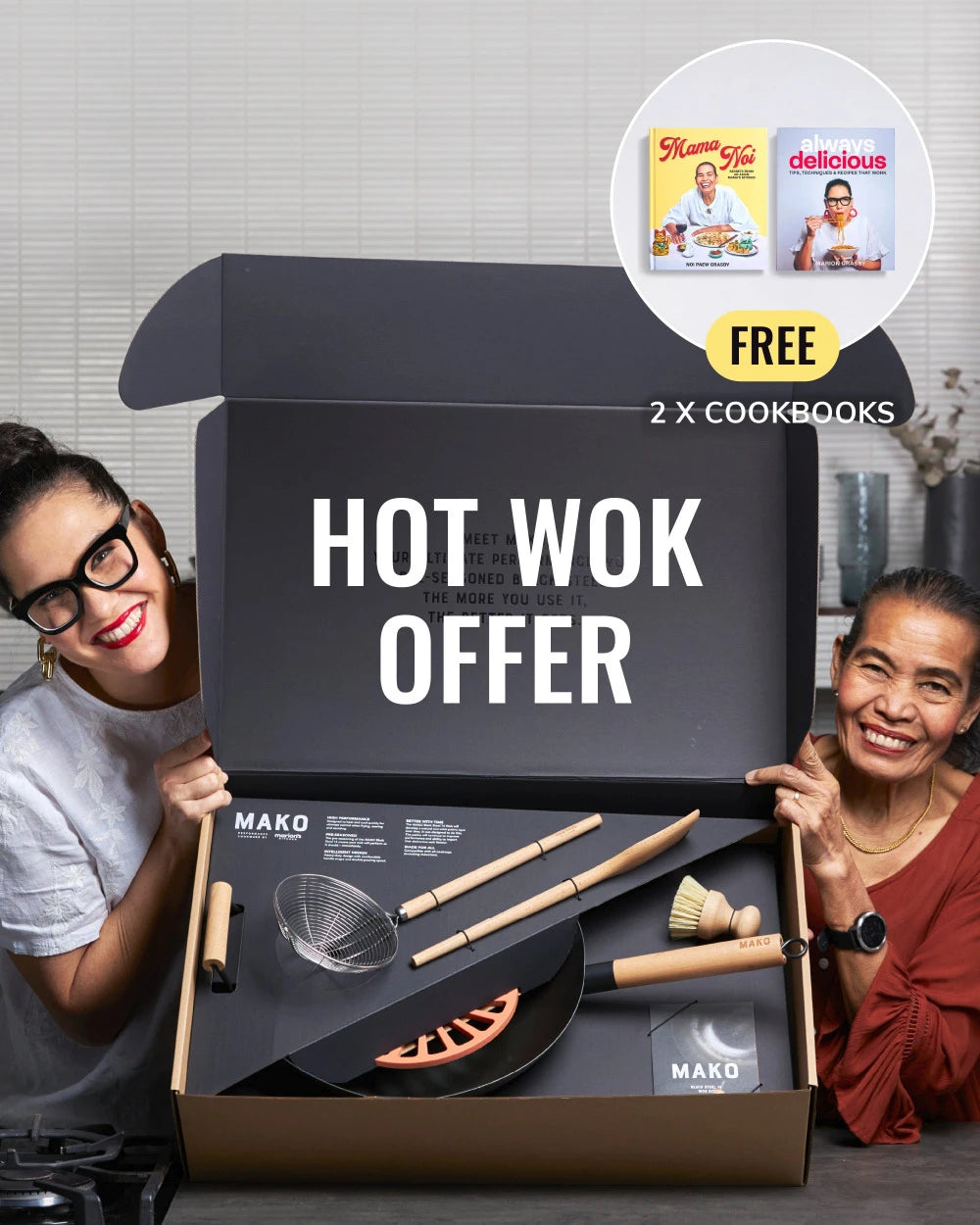 Hot Wok Offer - Wok by MAKO - only available at CookDineHost