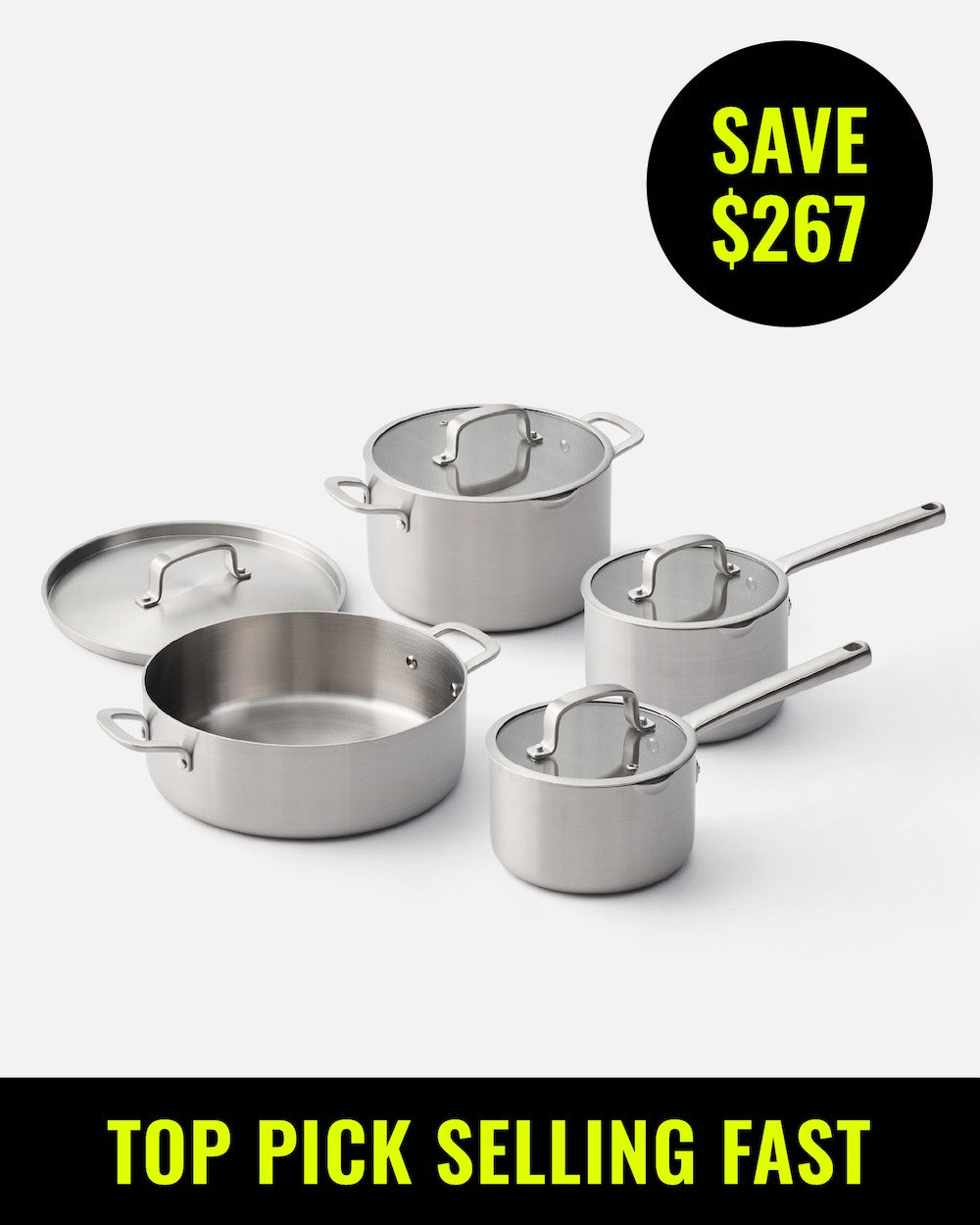 MAKO Genius 5-Ply Essential Set (4-piece) | CookDineHost