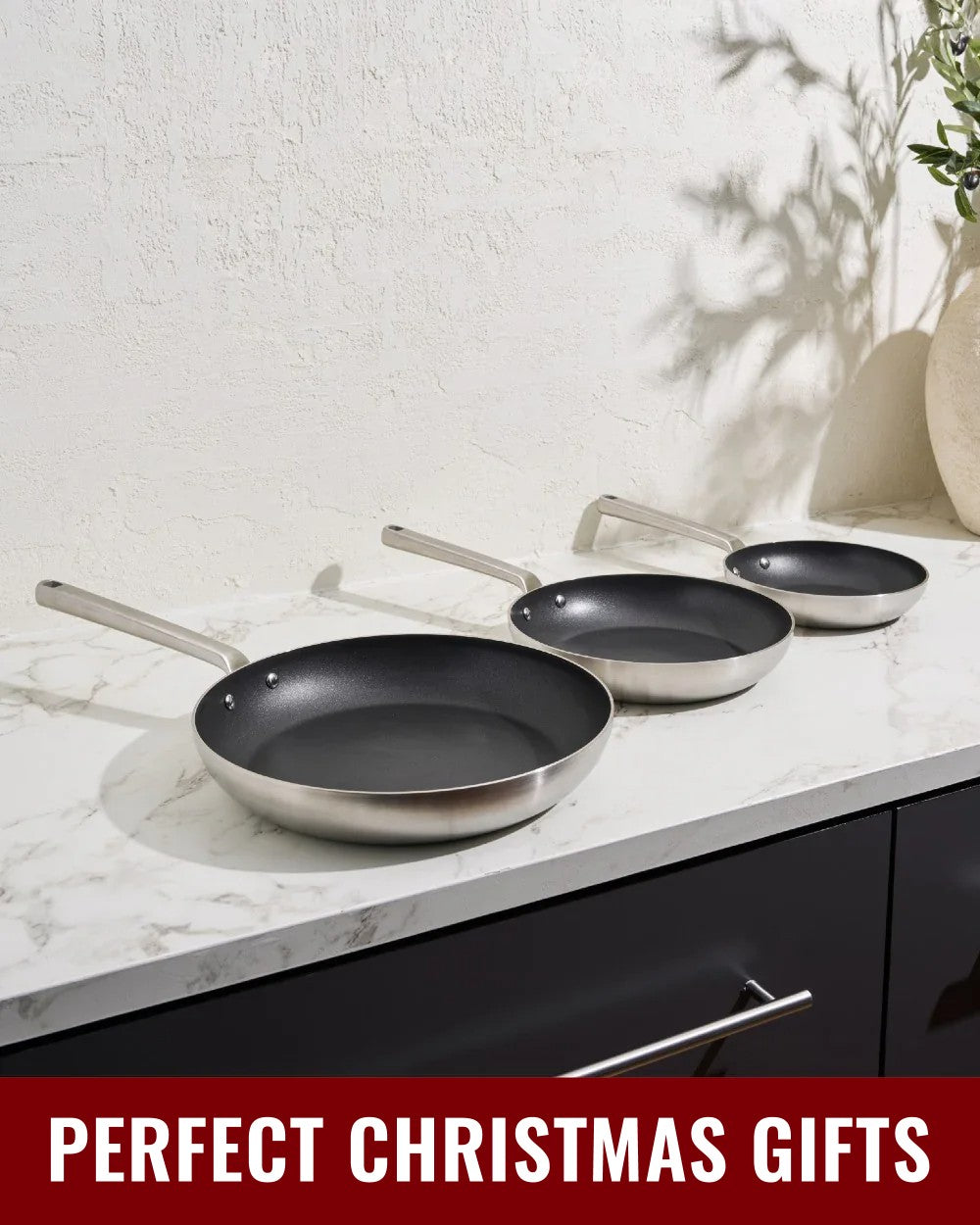 MAKO - Genius 5-Ply Non-Stick Frying Pan Trio