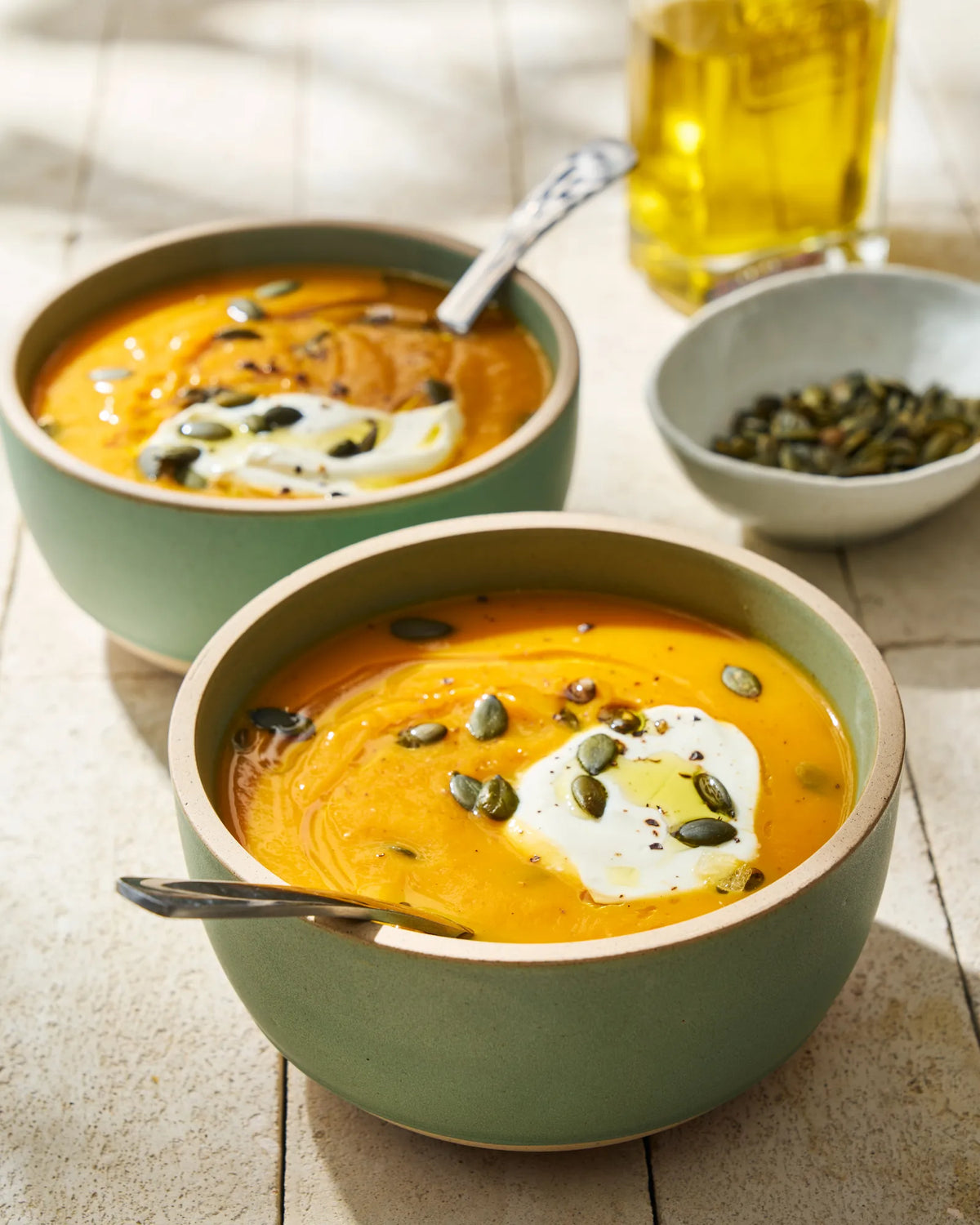 Roasted Pumpkin and Apple Soup