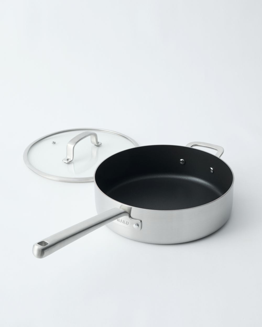 MAKO Genius 5-Ply 26cm Non-Stick Saute Pan With Lid