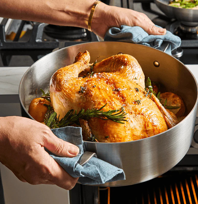 Cooking with MAKO Genius 5-Ply Essential Pan