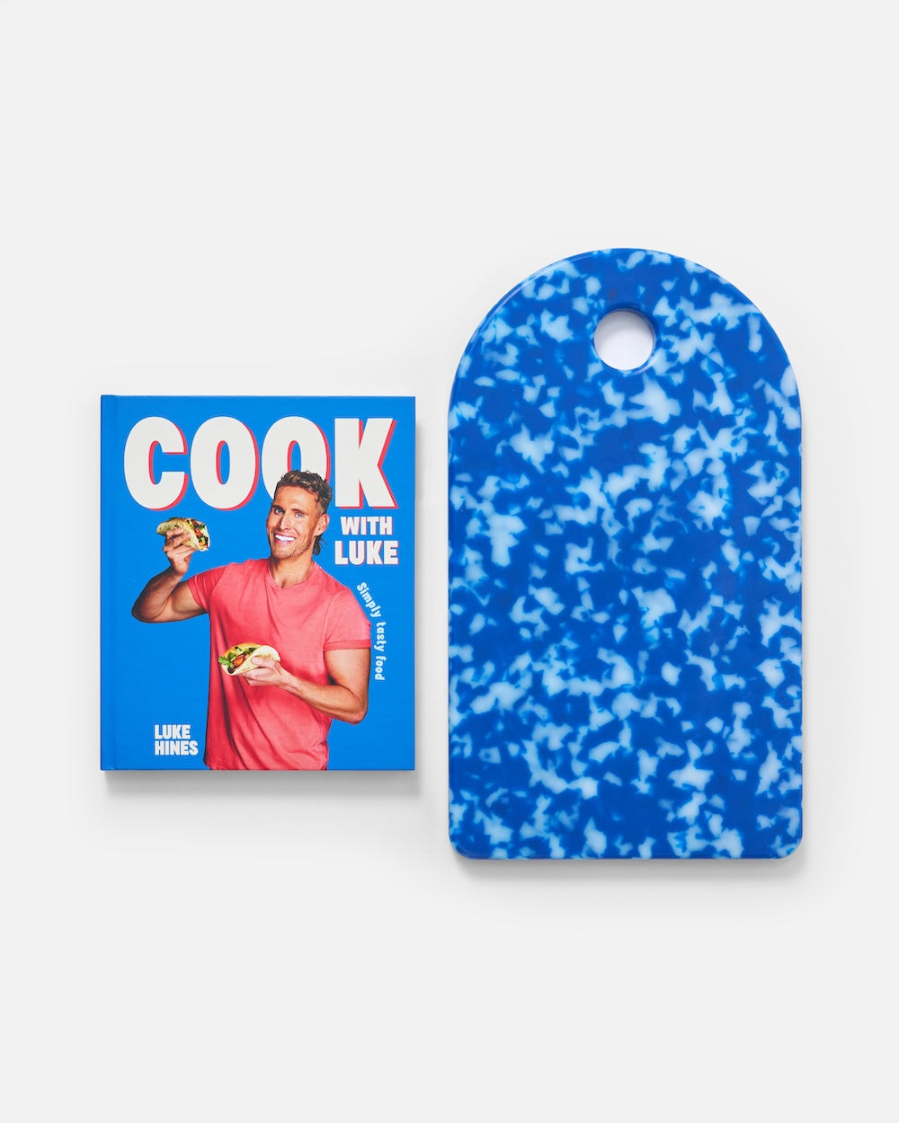 Cook with Luke & Sasni Cobalt Recycled Chopping Board