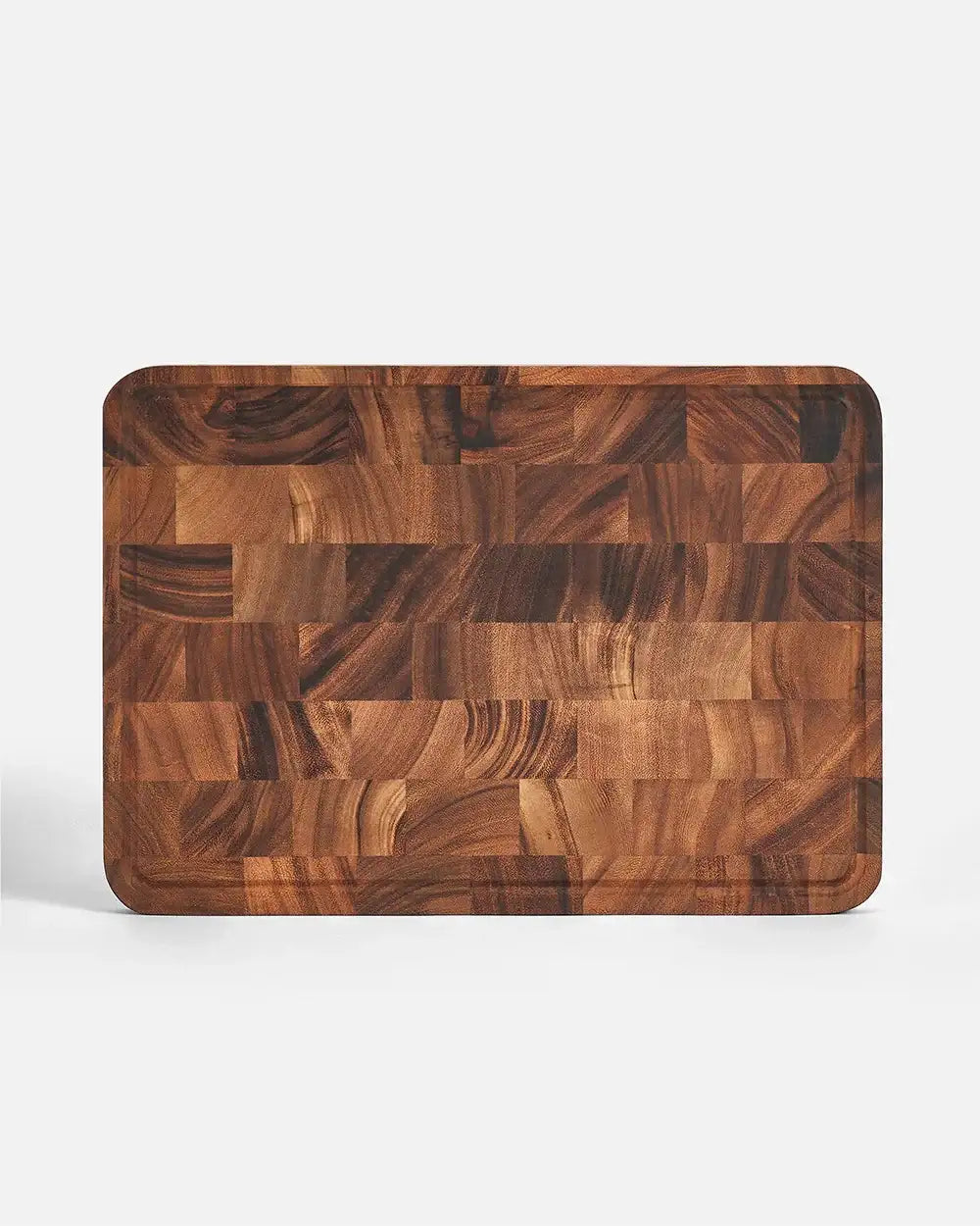 Mako master all-purpose wooden chopping board with end grain pattern, kitchen cutting board by Marion Grasby