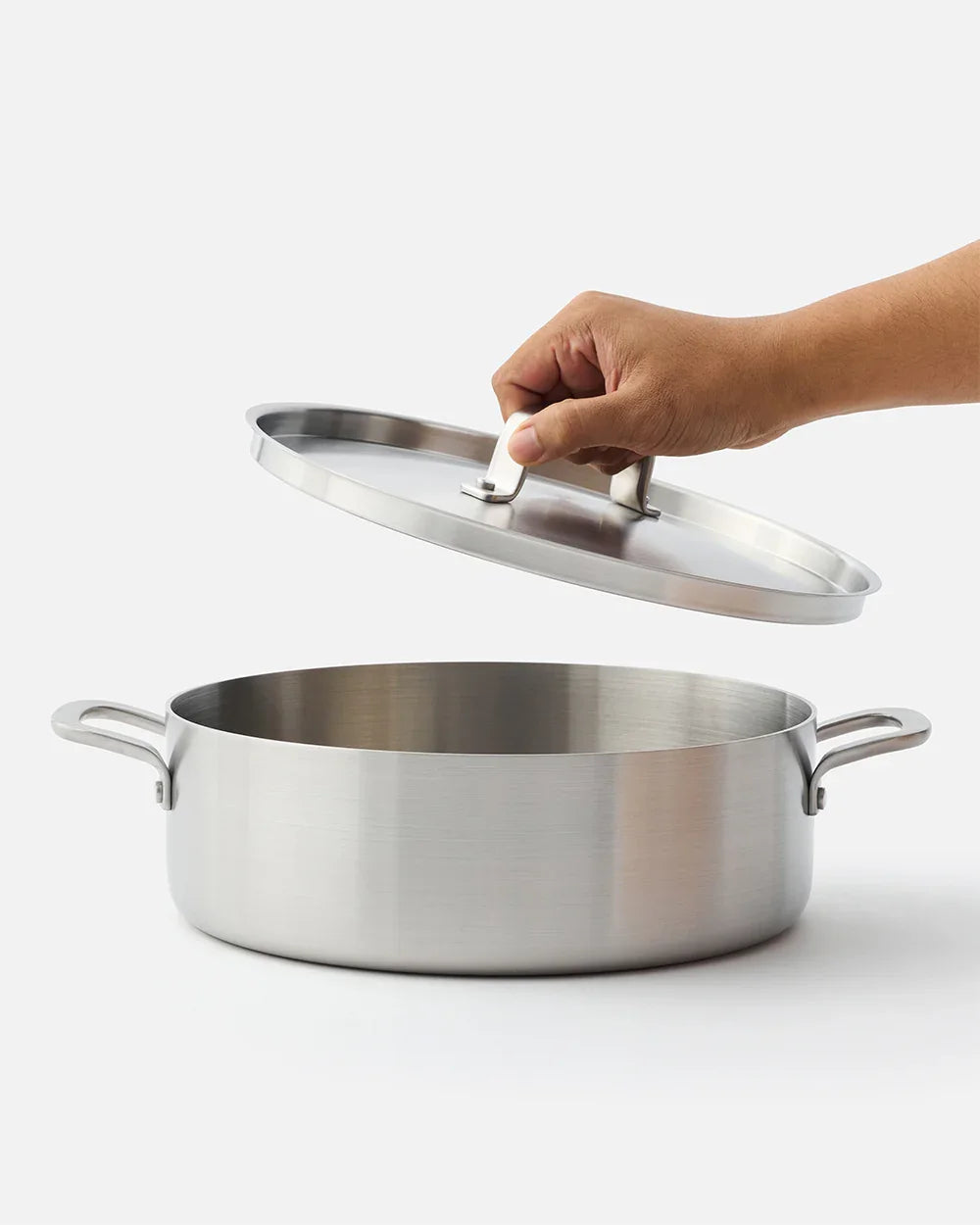 MAKO Genius 5-Ply 28cm Essential Pan With Lid Essential Pan by MAKO - only available at CookDineHost