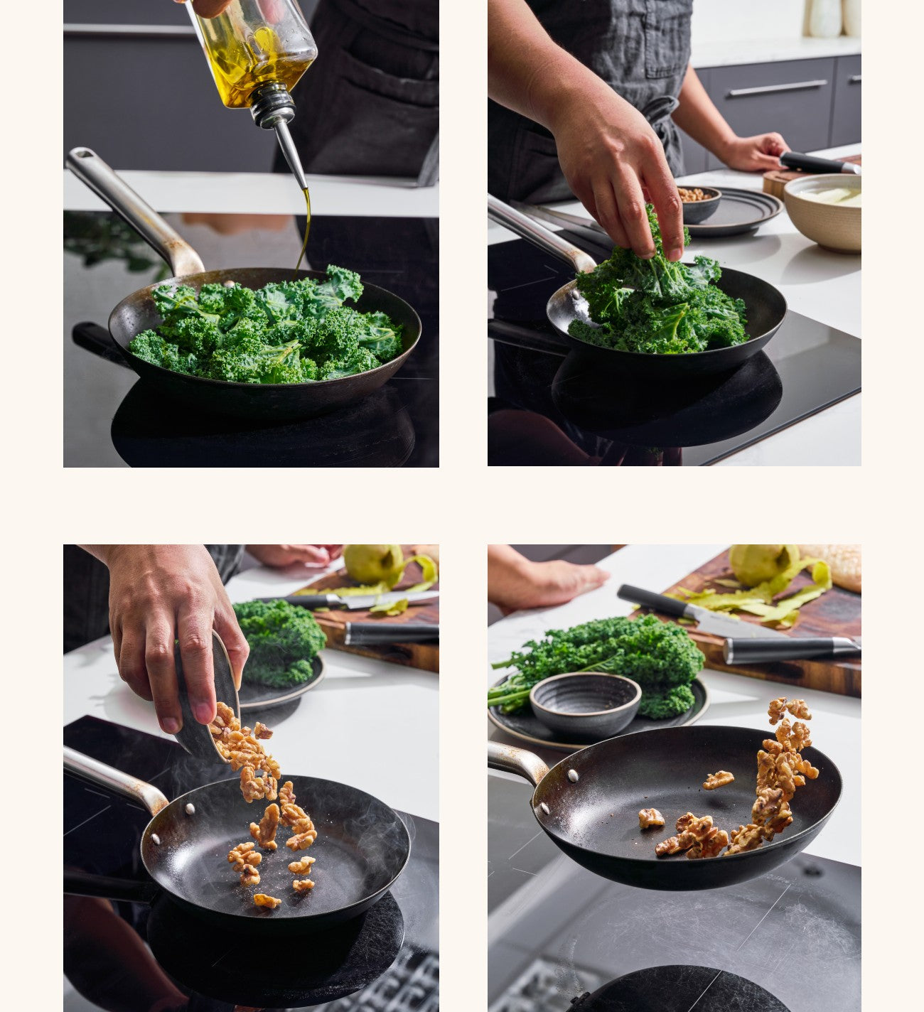 3. Finish the vegetables Pan-Seared Duck Breast with Pear and Red Wine Sauce CookDineHost