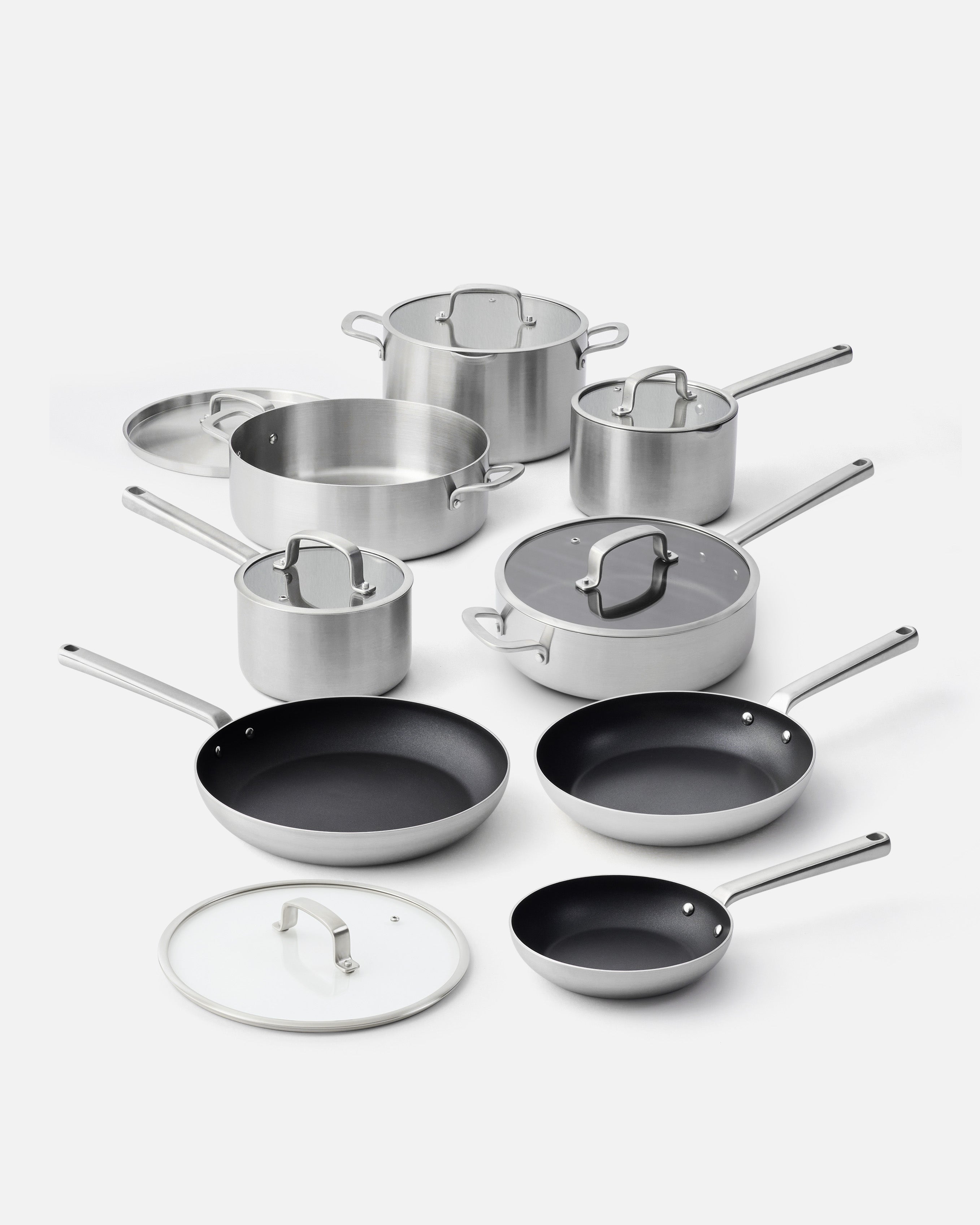 MAKO Chefs Set (9-Piece) - Non-Stick Saute Pan CookDIneHost