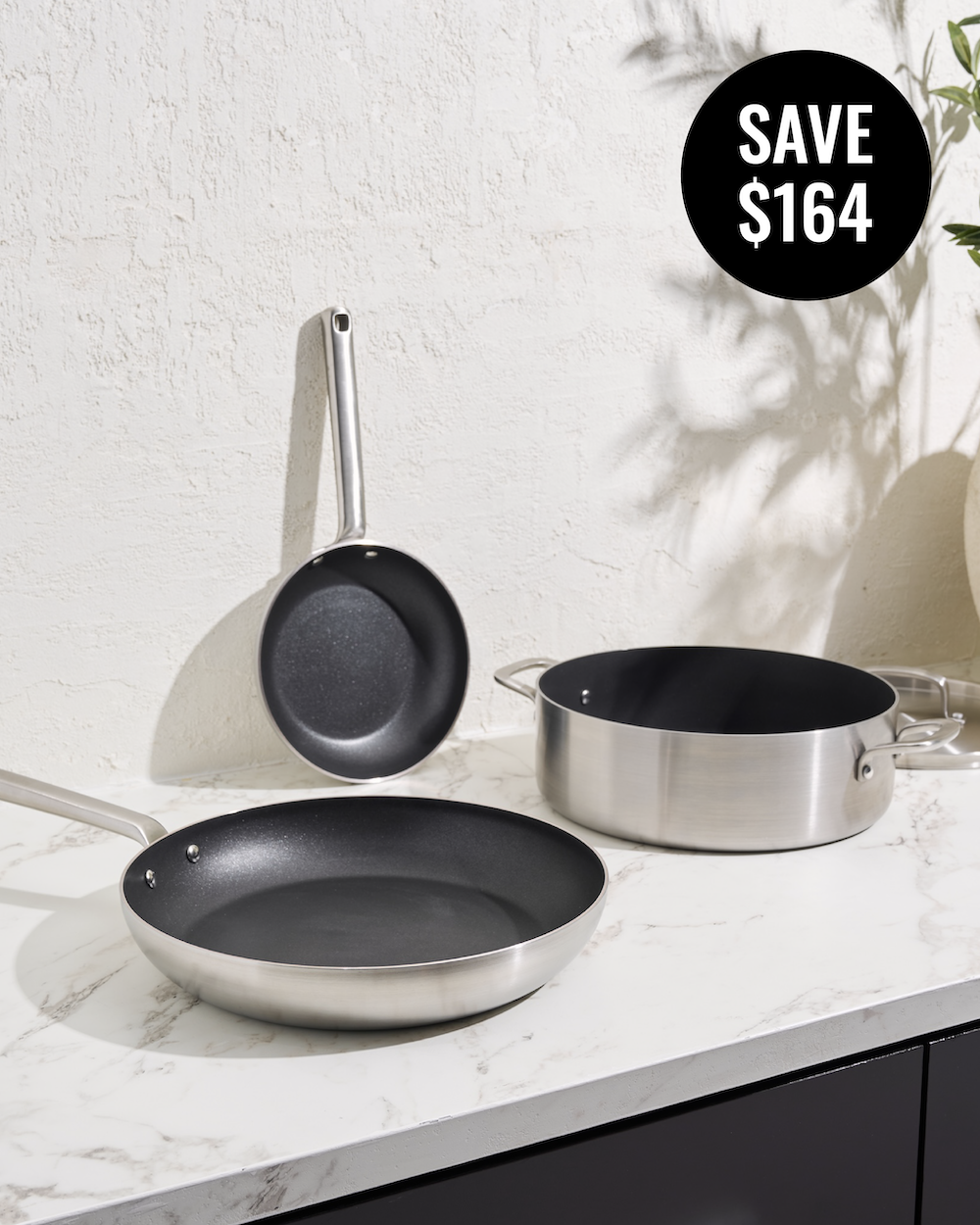 MAKO 5-Ply Non-Stick Set (3-piece) - Save $164