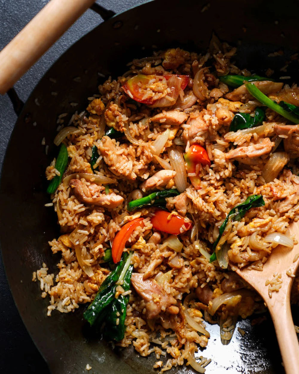 Thai Chicken Fried Rice recipe - CookDineHost