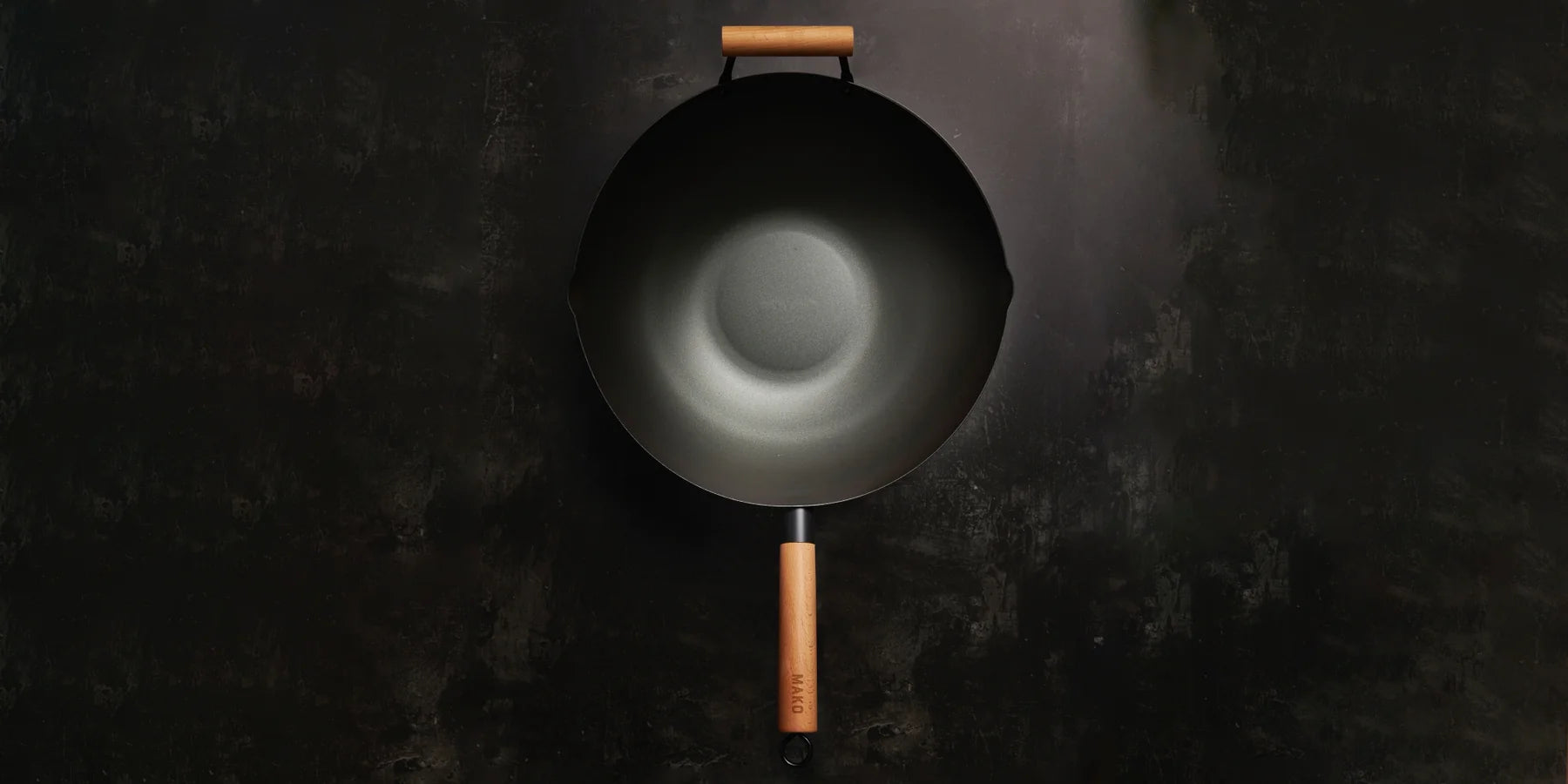 Before Compare Image: Mako Wok Kit has natural patina