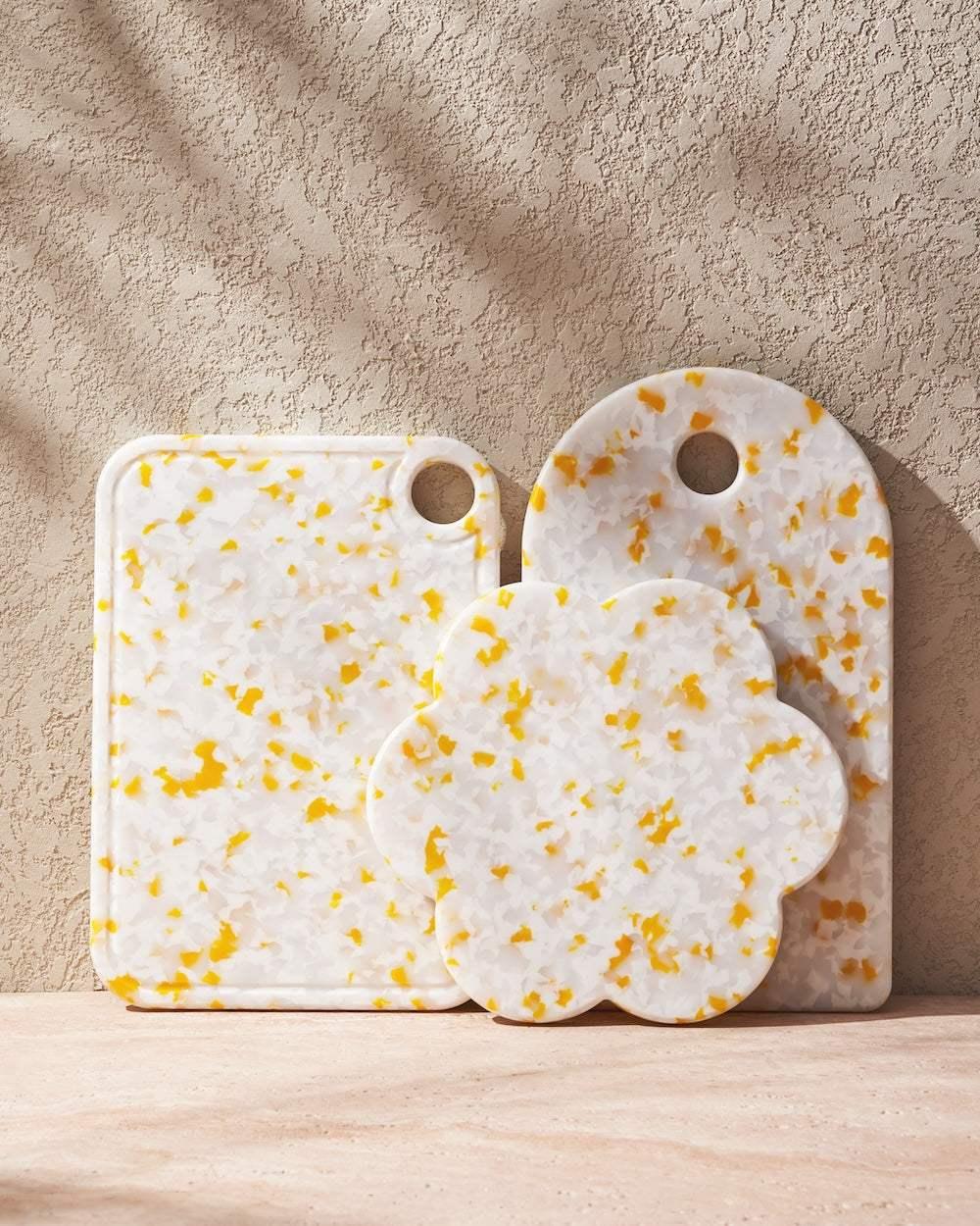Sasni Juicy Lemon Meringue Recycled Chopping Board Chopping Board by Asoke - only available at CookDineHost