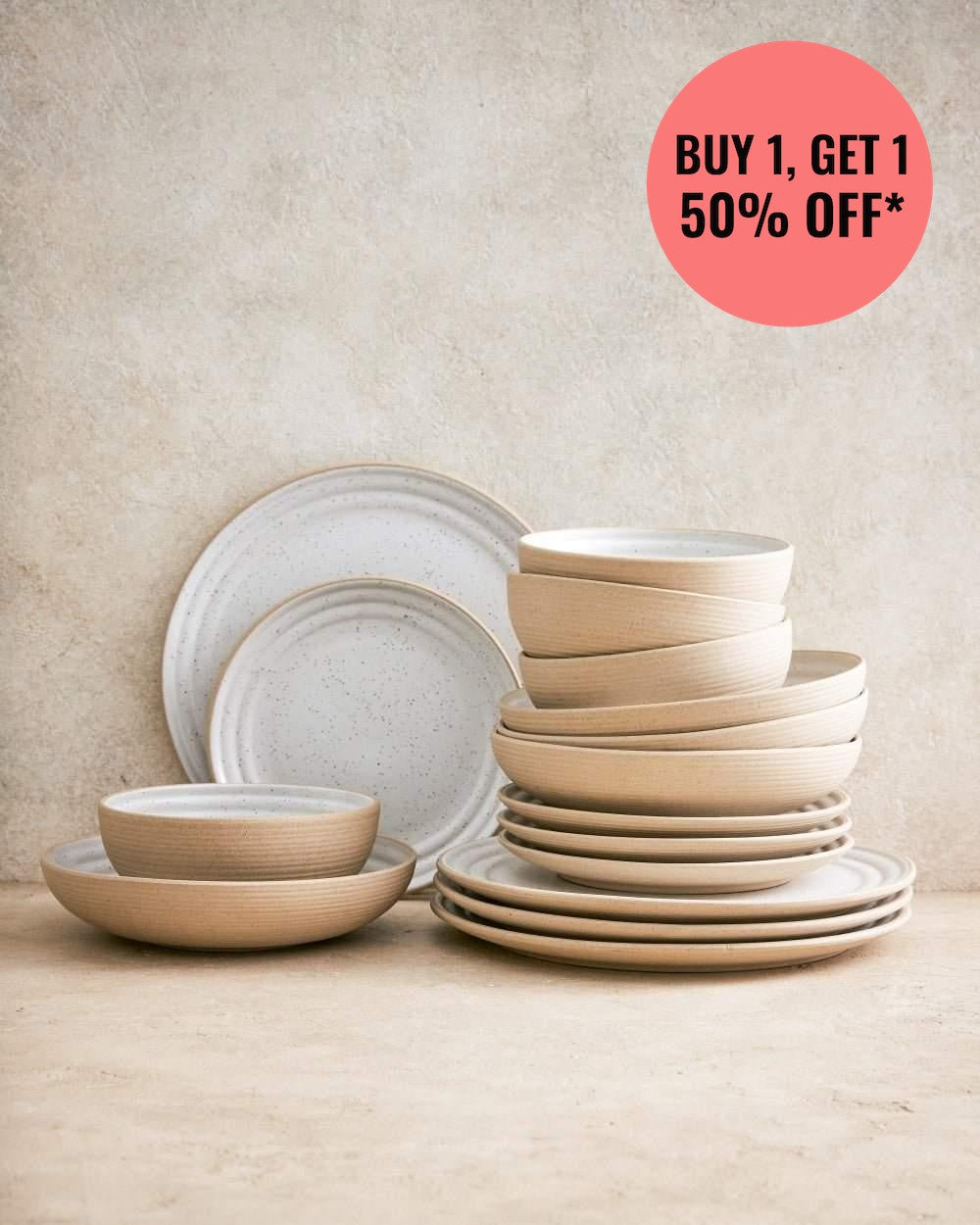 Anaya Pasta Lovers' Dinnerware Set (16 Piece) Buy 1 get 1 50 off