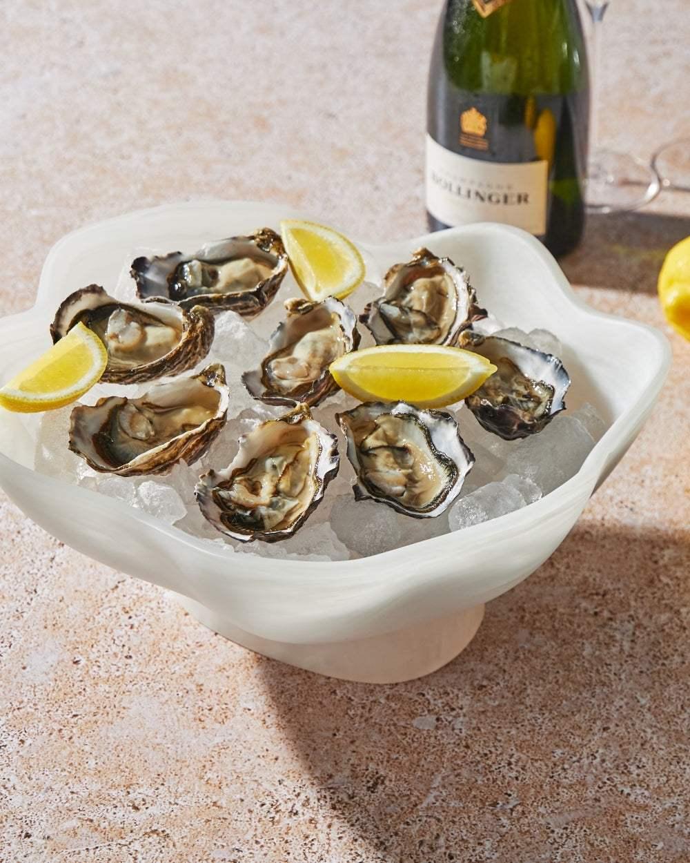 Maya Resin Footed Bowl - Cotton Footed Bowl by Asoke - only available at CookDineHost