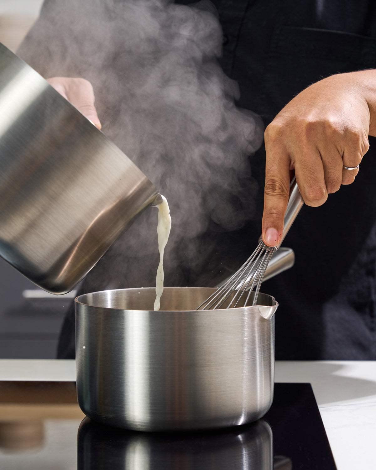MAKO Genius 5-Ply 16cm Saucepan with Lid Saucepan by MAKO - only available at CookDineHost