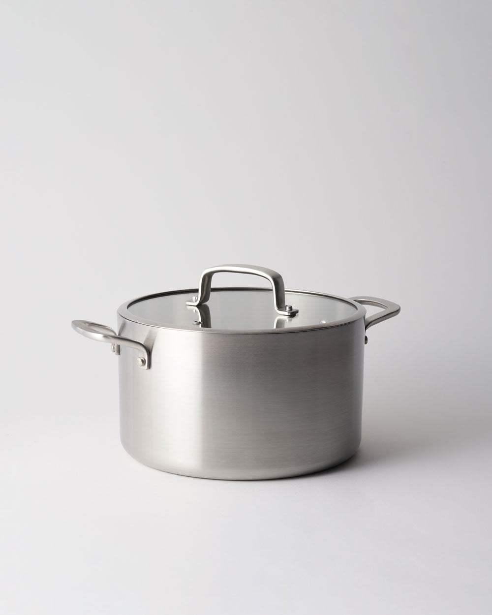 10021_S8006: MAKO Genius 5-Ply 24cm Stock Pot with Lid Stock Pot by MAKO - only available at CookDineHost