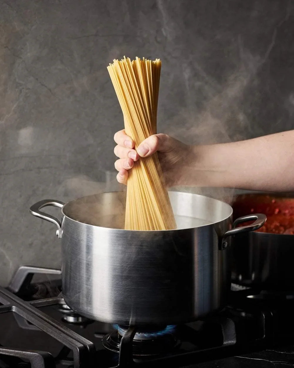 10021_S8006: MAKO Genius 5-Ply 24cm Stock Pot with Lid Stock Pot by MAKO - only available at CookDineHost