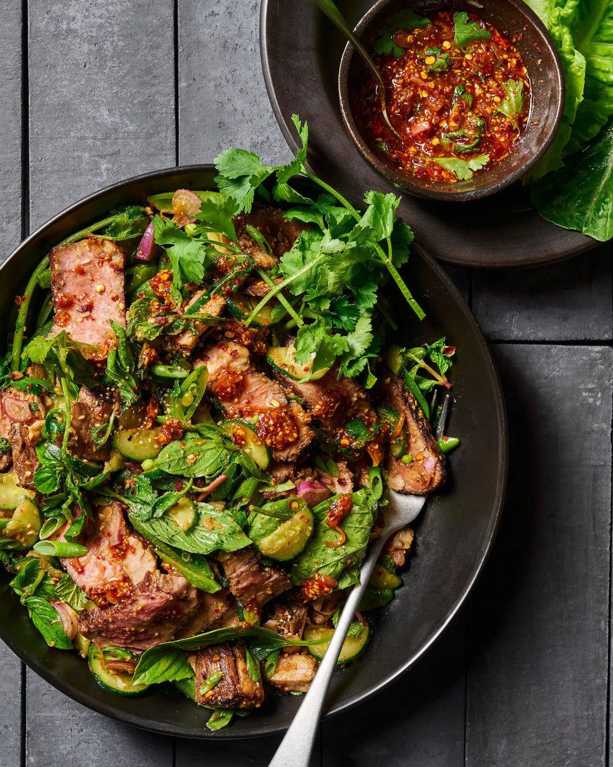 Thai Grilled Beef & Spring Herb Salad (Nam Tok)