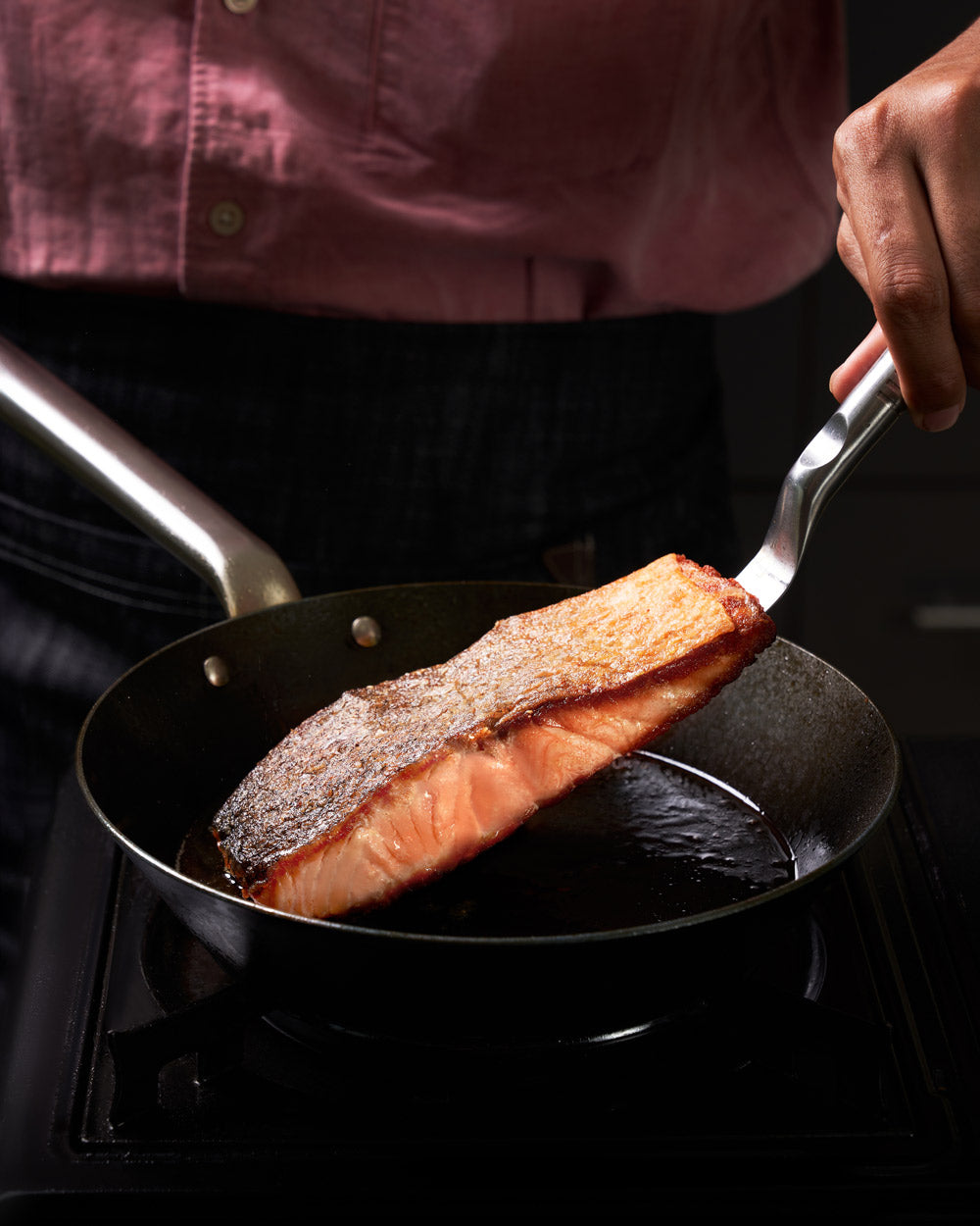 How to get crispy-skinned salmon
