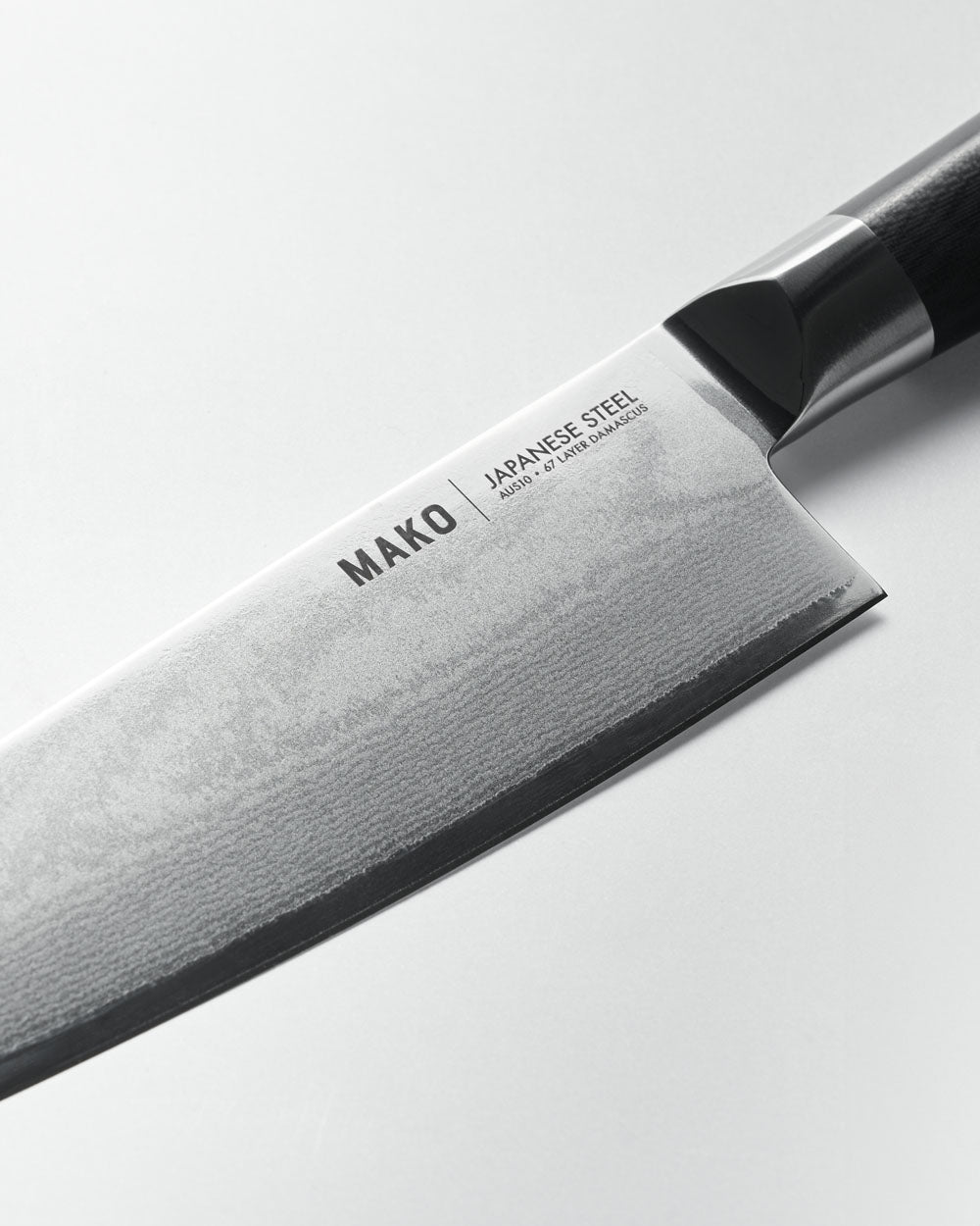 MAKO Japanese Steel Black 7″ Santoku Knife