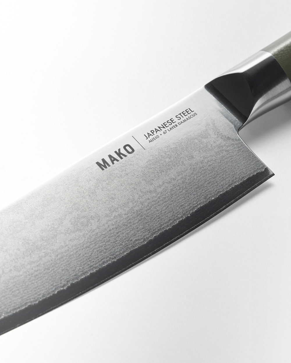 MAKO Japanese Steel Olive Green 8″ Chef Knife