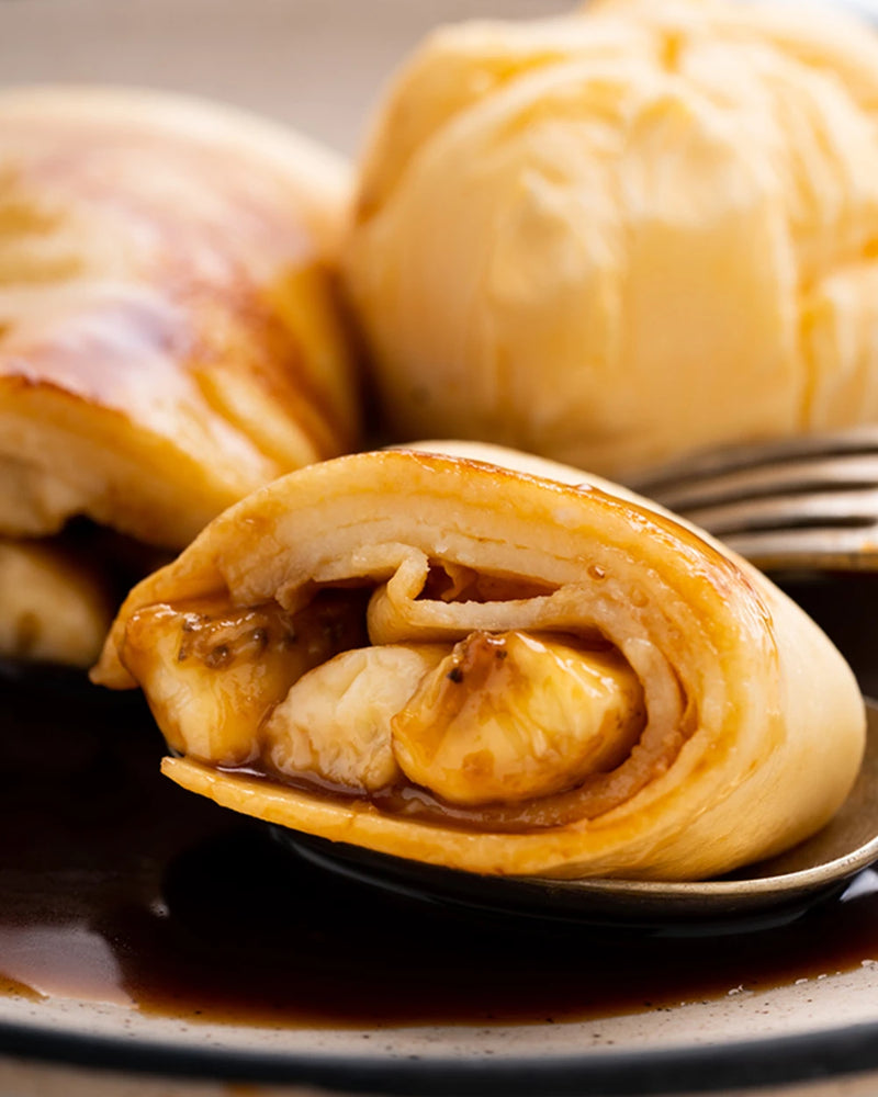 Banana Crêpes with Coconut Caramel