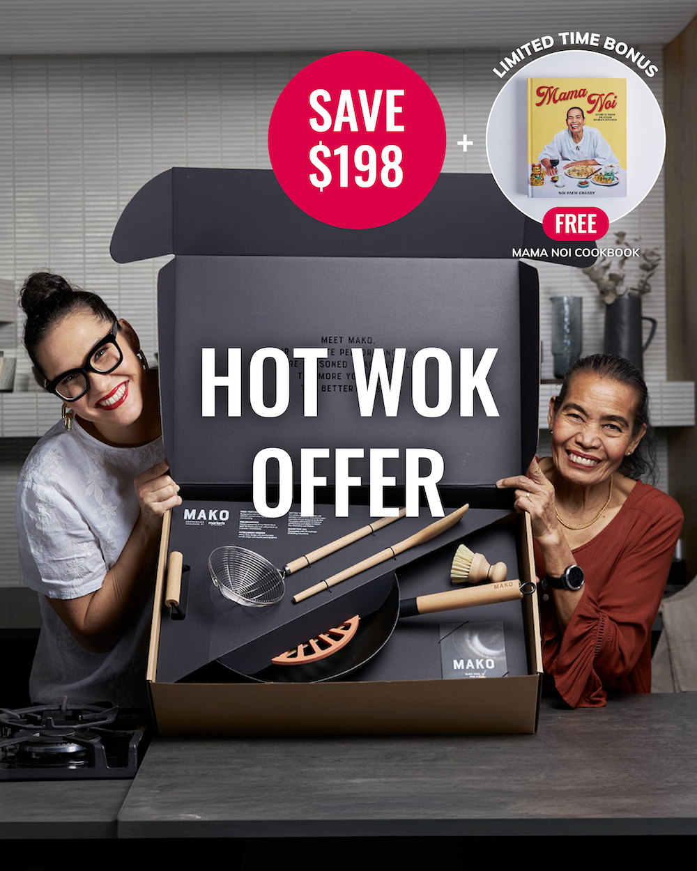 MAKO Hot Wok Offer save 198 Black Friday savings