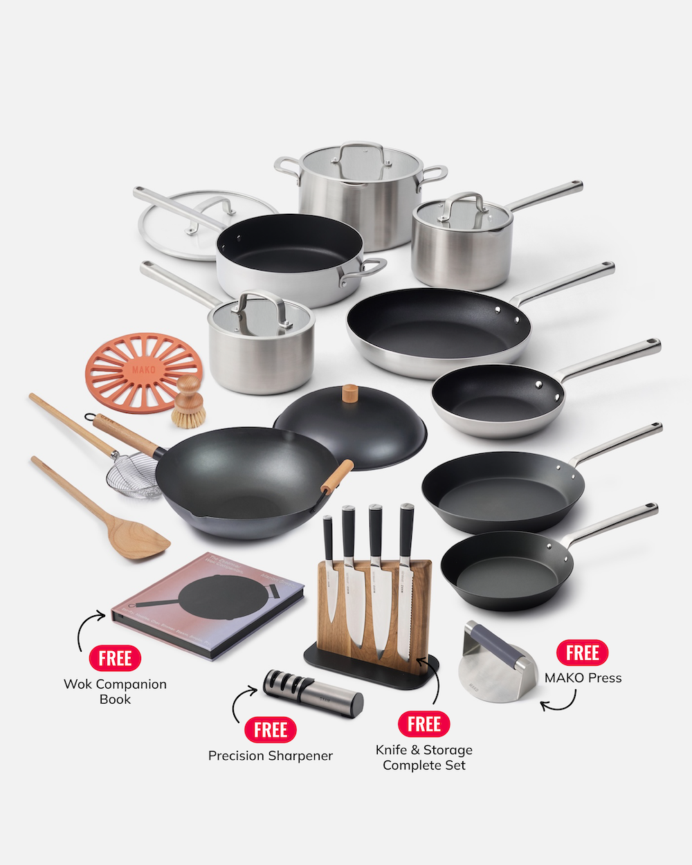 MAKO Cookware Mega Set