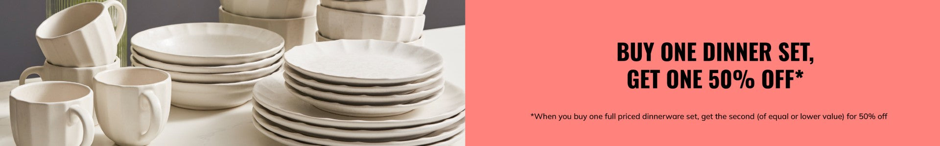 Buy One Dinner Set, Get One 50 OFF CookDineHost Calida Anaya promotion