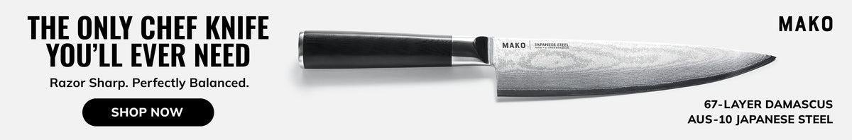 MAKO Chef Knife Japanese Steel Razor Sharp The Only Chef Knife You'll Ever Need
