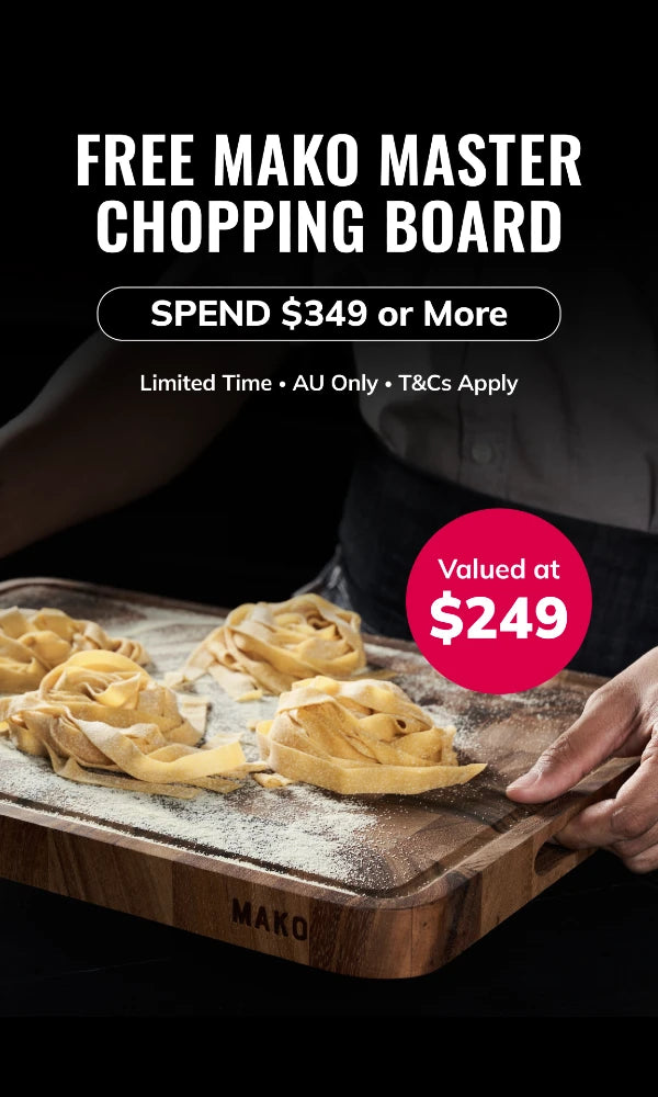 FREE MAKO Master Chopping Board Black Friday offer spend 349 Australia Only