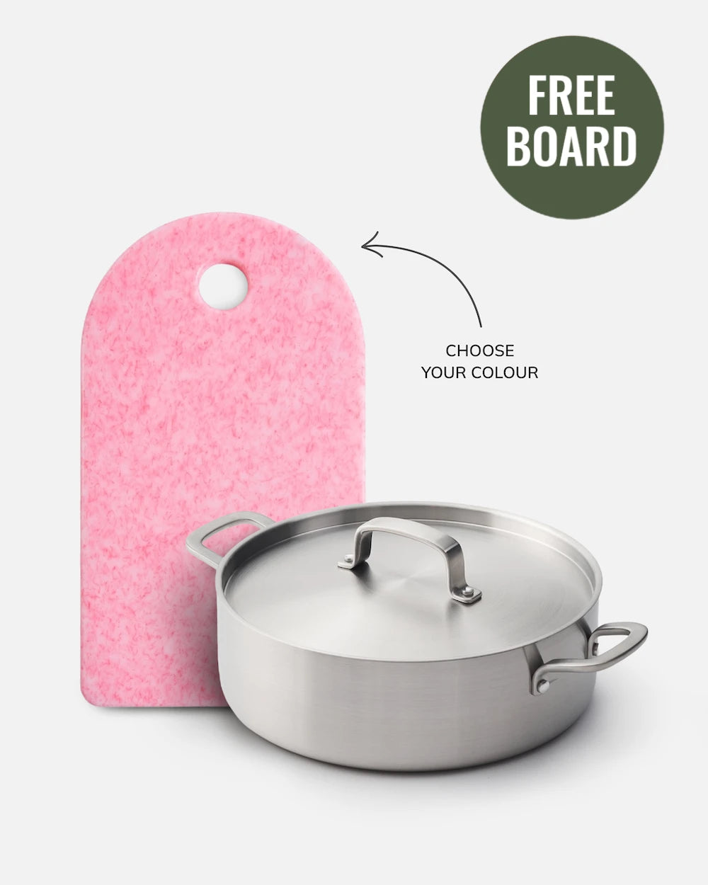 MAKO 5-Ply Stainless Steel Essential Pan - Free Fairy Floss Sasni Board CookDineHost Mid Year Offers