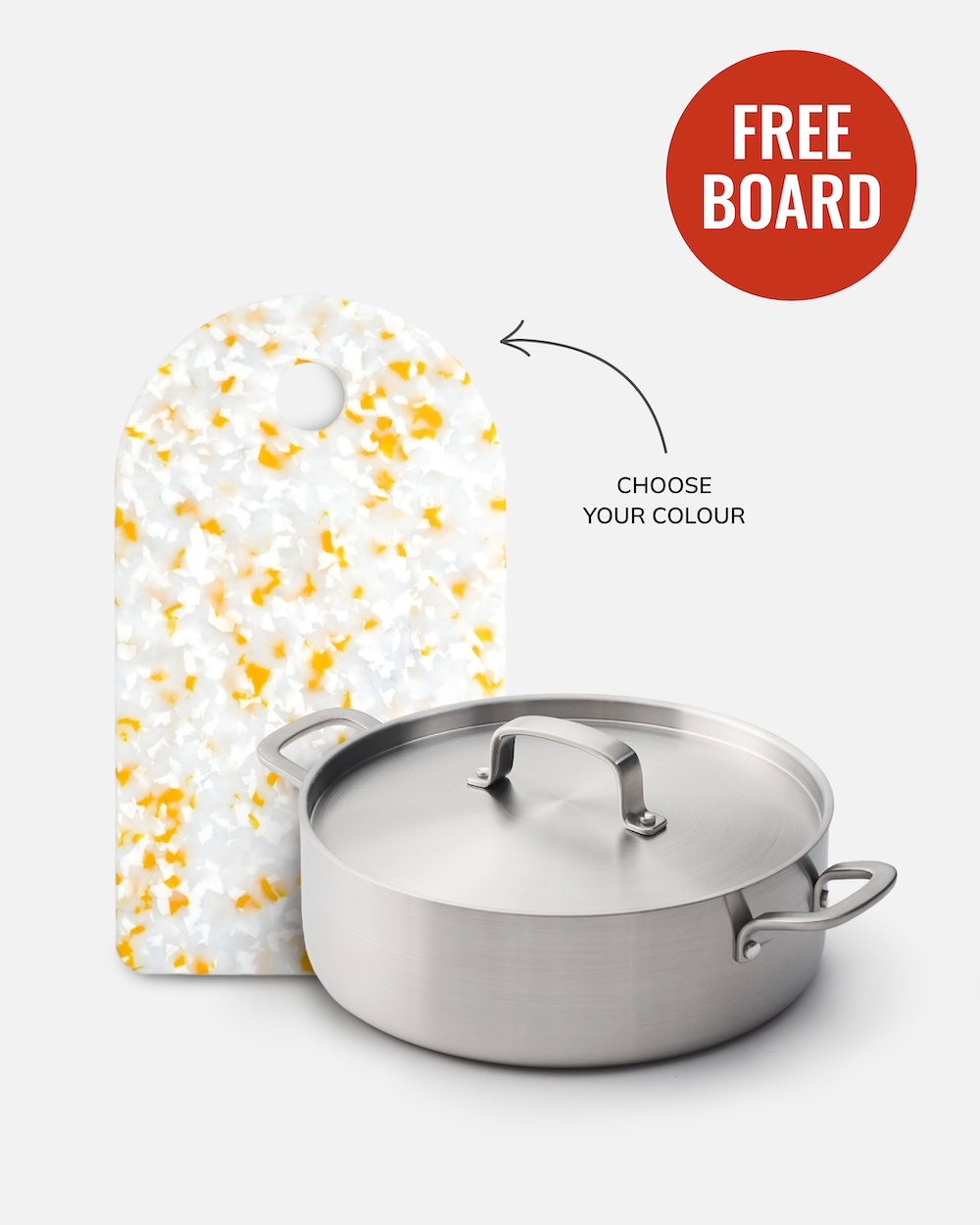 MAKO 5-Ply Stainless Steel Essential Pan