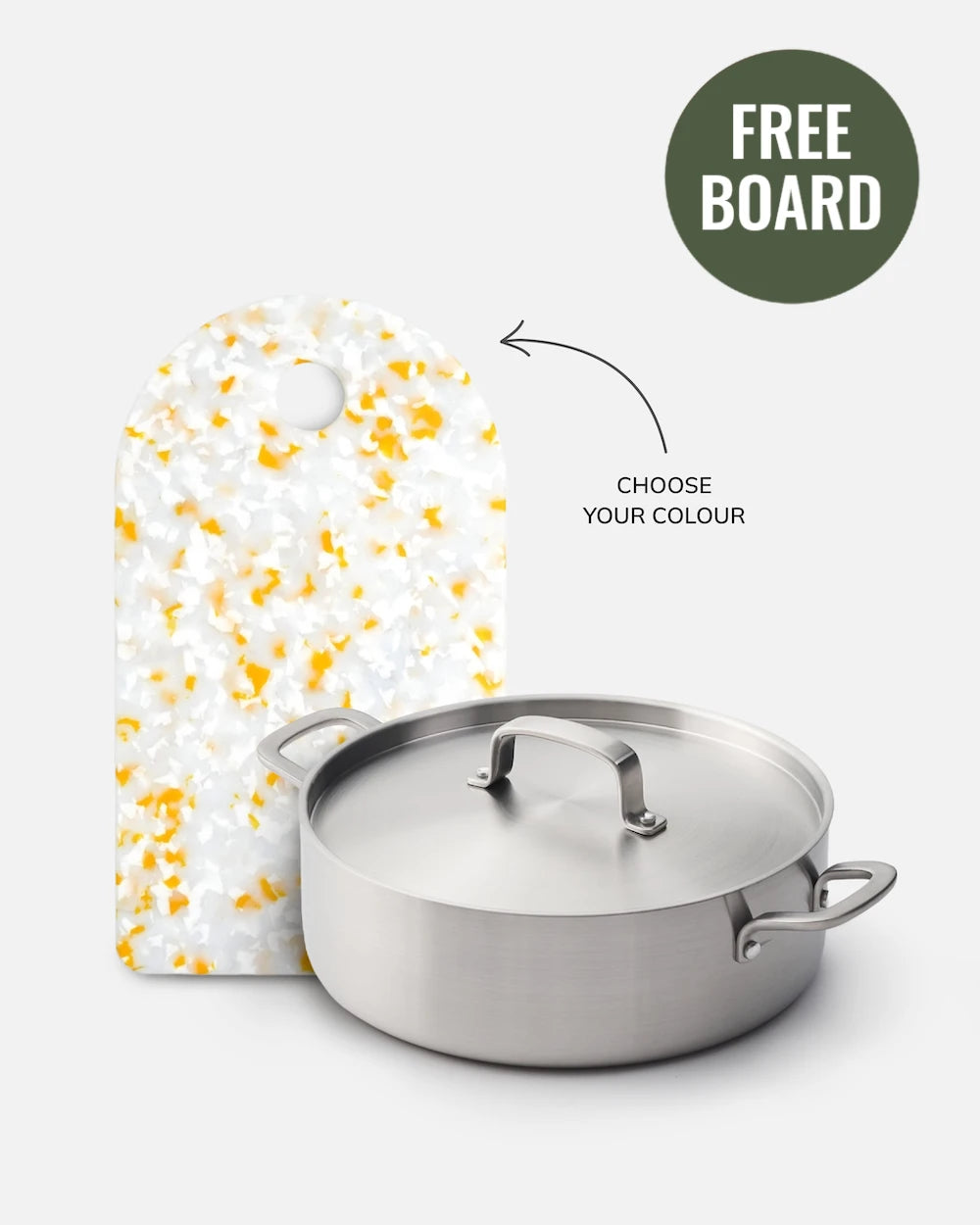 MAKO MAKO 5-Ply Stainless Steel Essential Pan offer free Sasni Board CookDineHost Mid Year