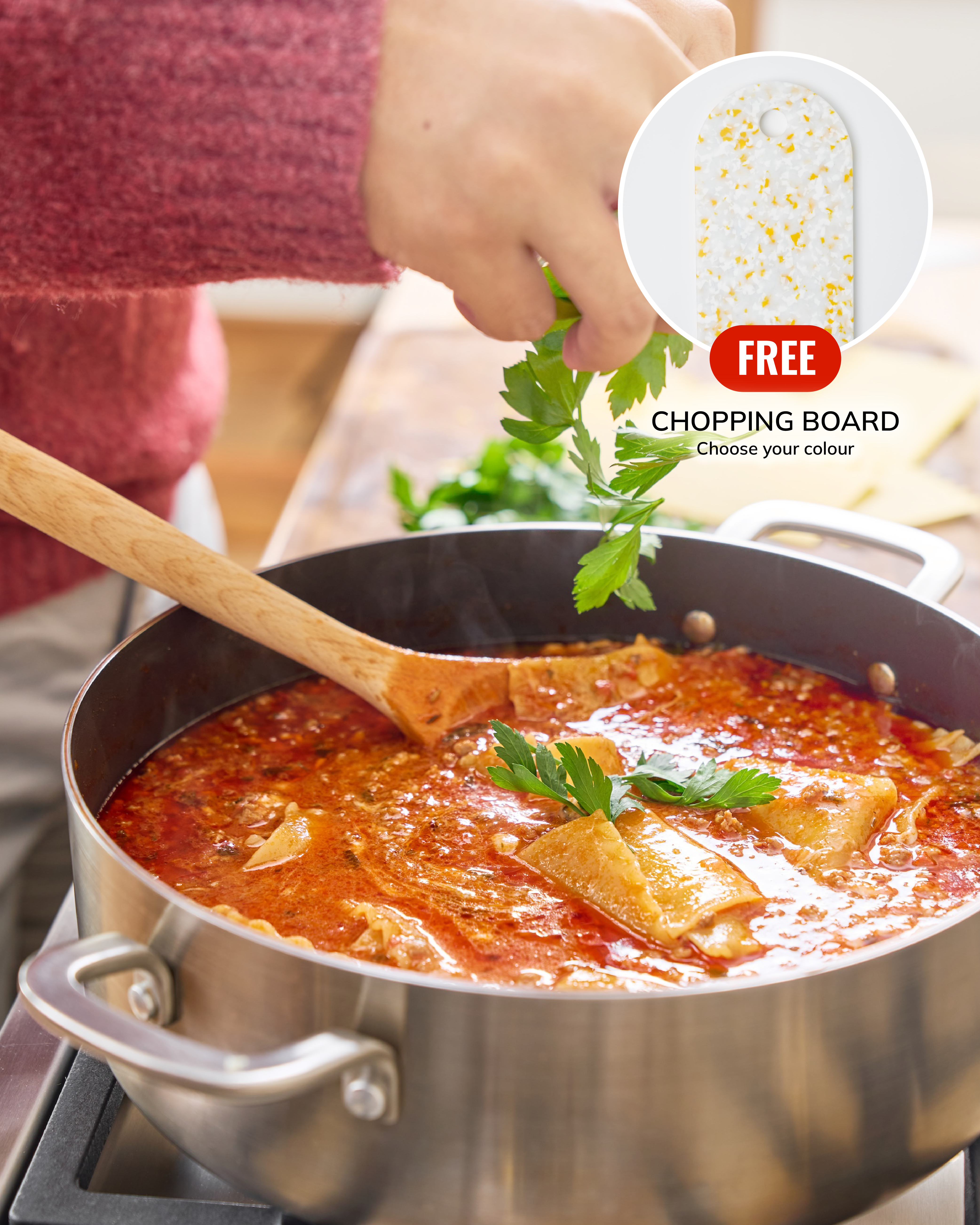 MAKO Essential Pan Non-Stick Sasni board offer CookDineHost