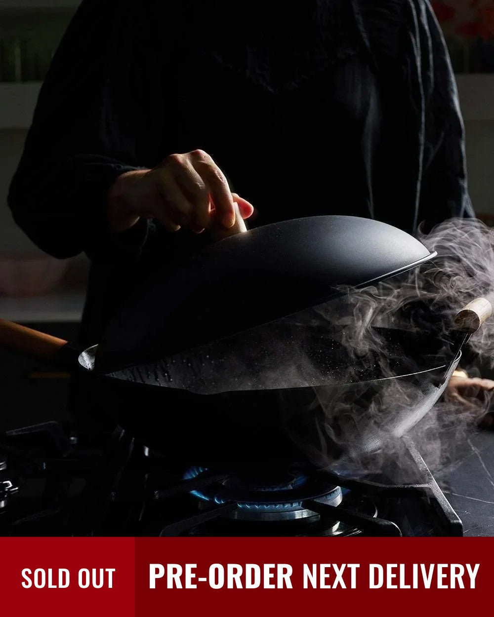 MAKO Black Steel 14 Wok & Lid Set (PRE-ORDER)