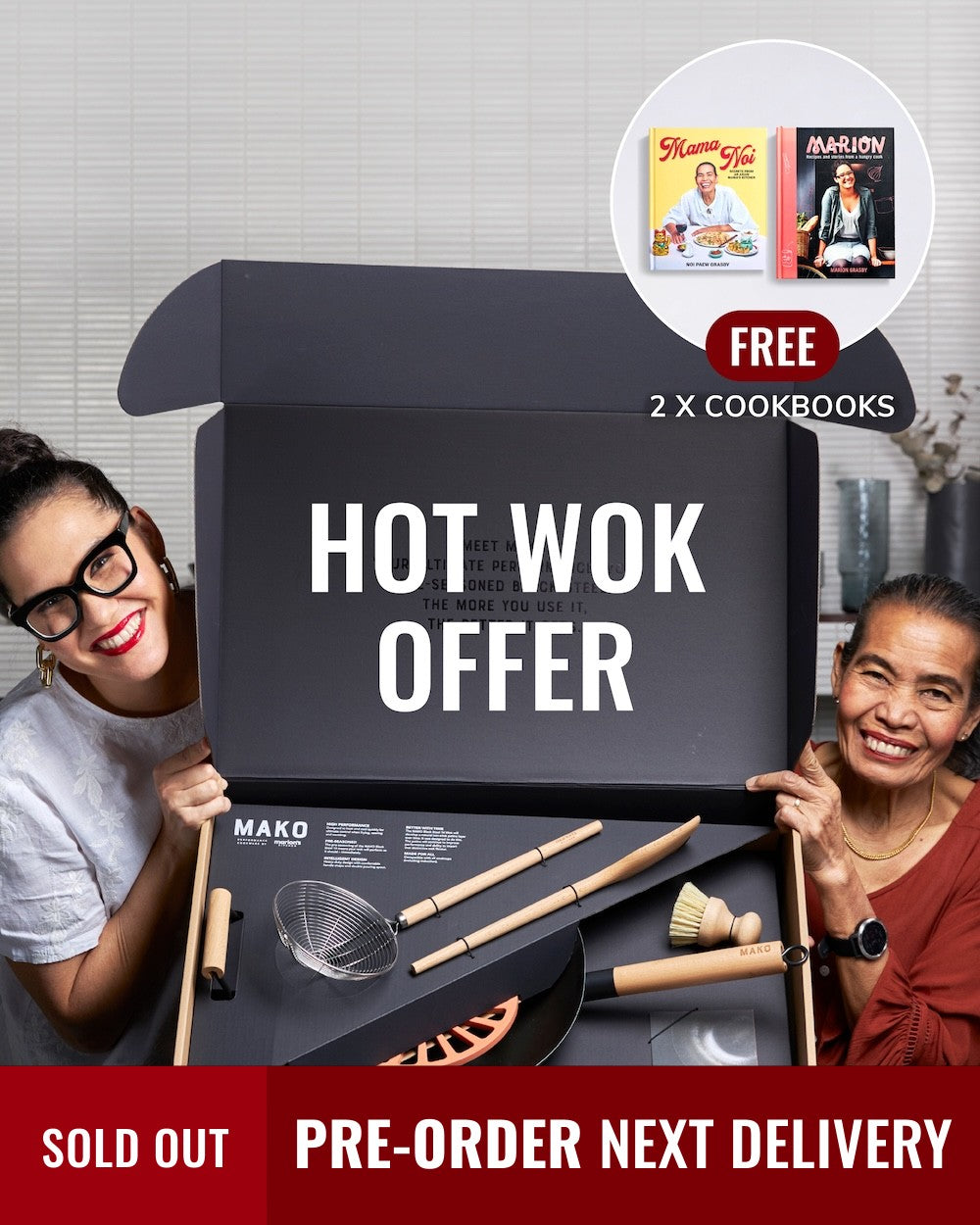 Hot Wok Offer (PRE-ORDER) Cook Dine Host
