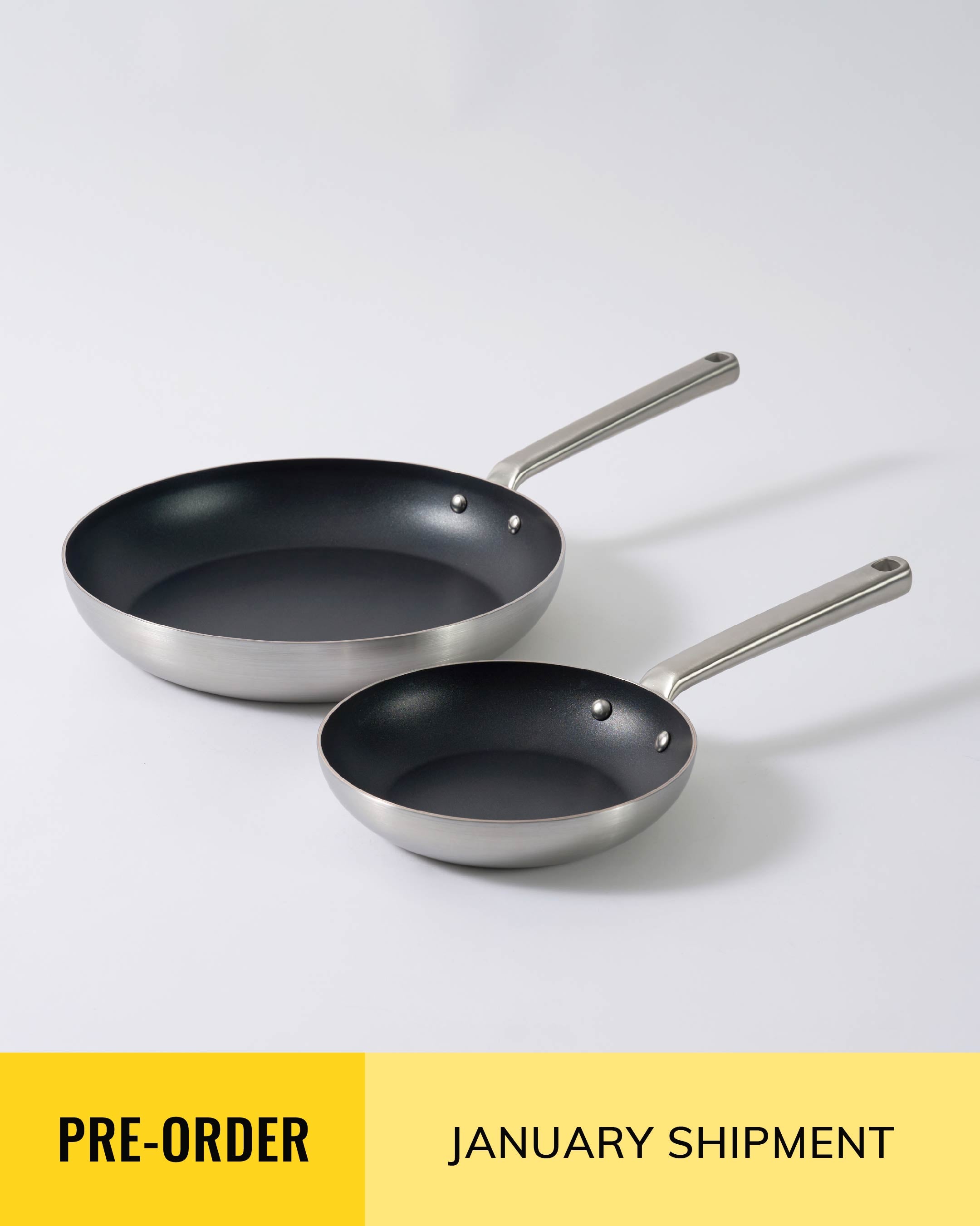 MAKO Genius 5-Ply Non-Stick 20cm & 30cm Frying Pan Duo