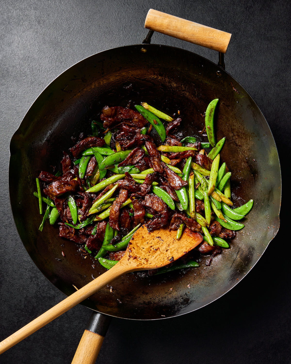 Beef, Asparagus & Snow Pea Stir-Fry