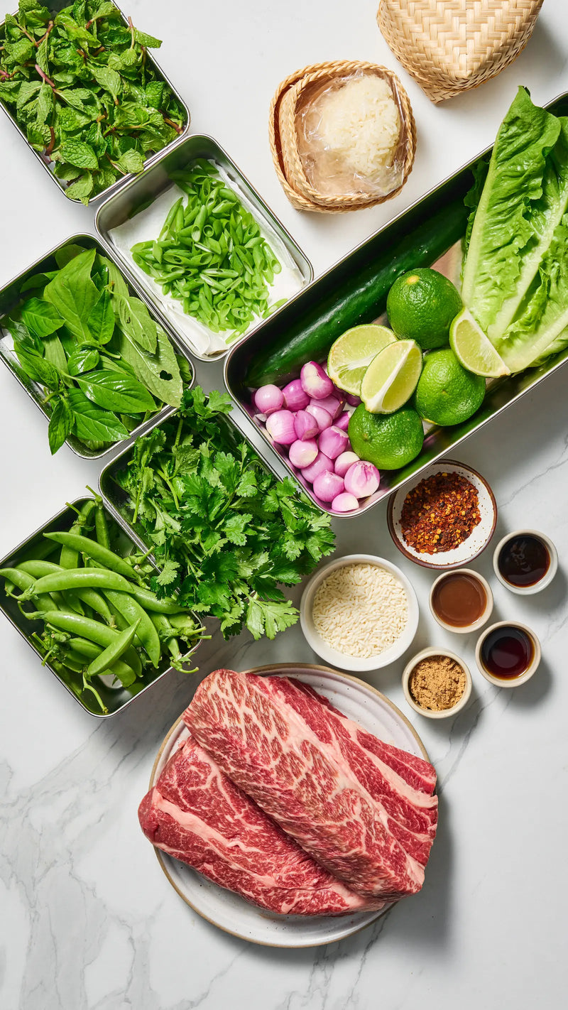 Thai Grilled Beef & Spring Herb Salad (Nam Tok)