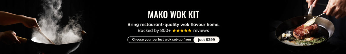 MAKO cookware featured in the Wok Offers collection